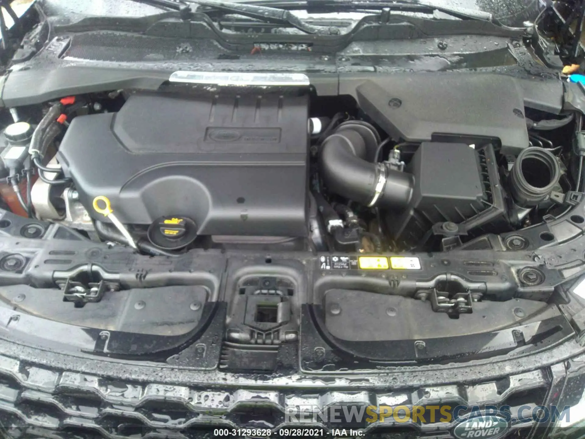 10 fotografías del automóvil dañado SALZJ2FX2LH104198 LAND ROVER RANGE ROVER EVOQUE 2020