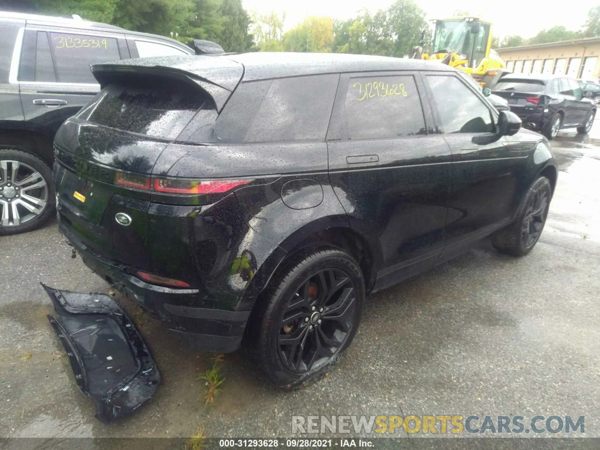 4 fotografías del automóvil dañado SALZJ2FX2LH104198 LAND ROVER RANGE ROVER EVOQUE 2020