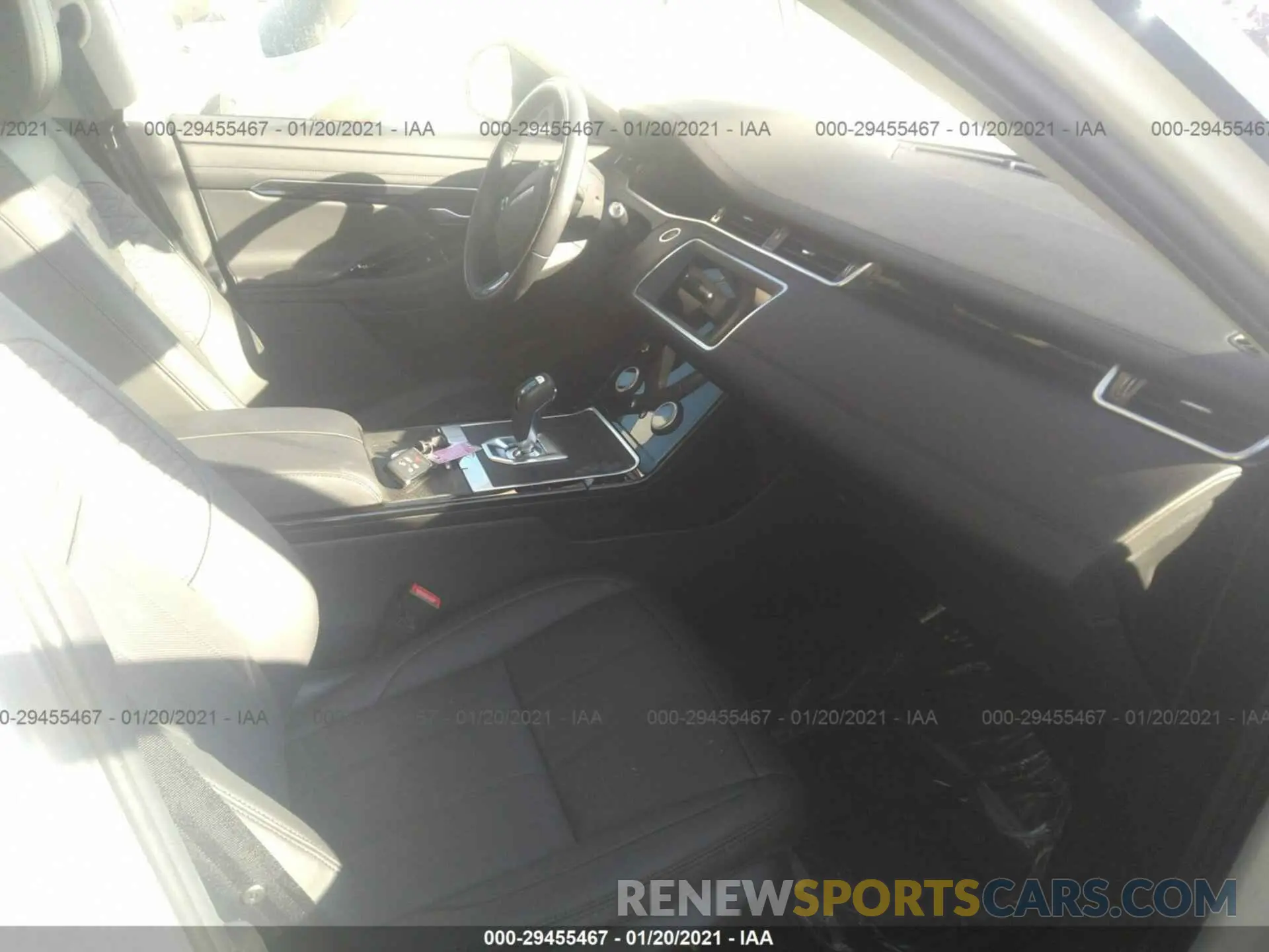 5 fotografías del automóvil dañado SALZJ2FX3LH031973 LAND ROVER RANGE ROVER EVOQUE 2020