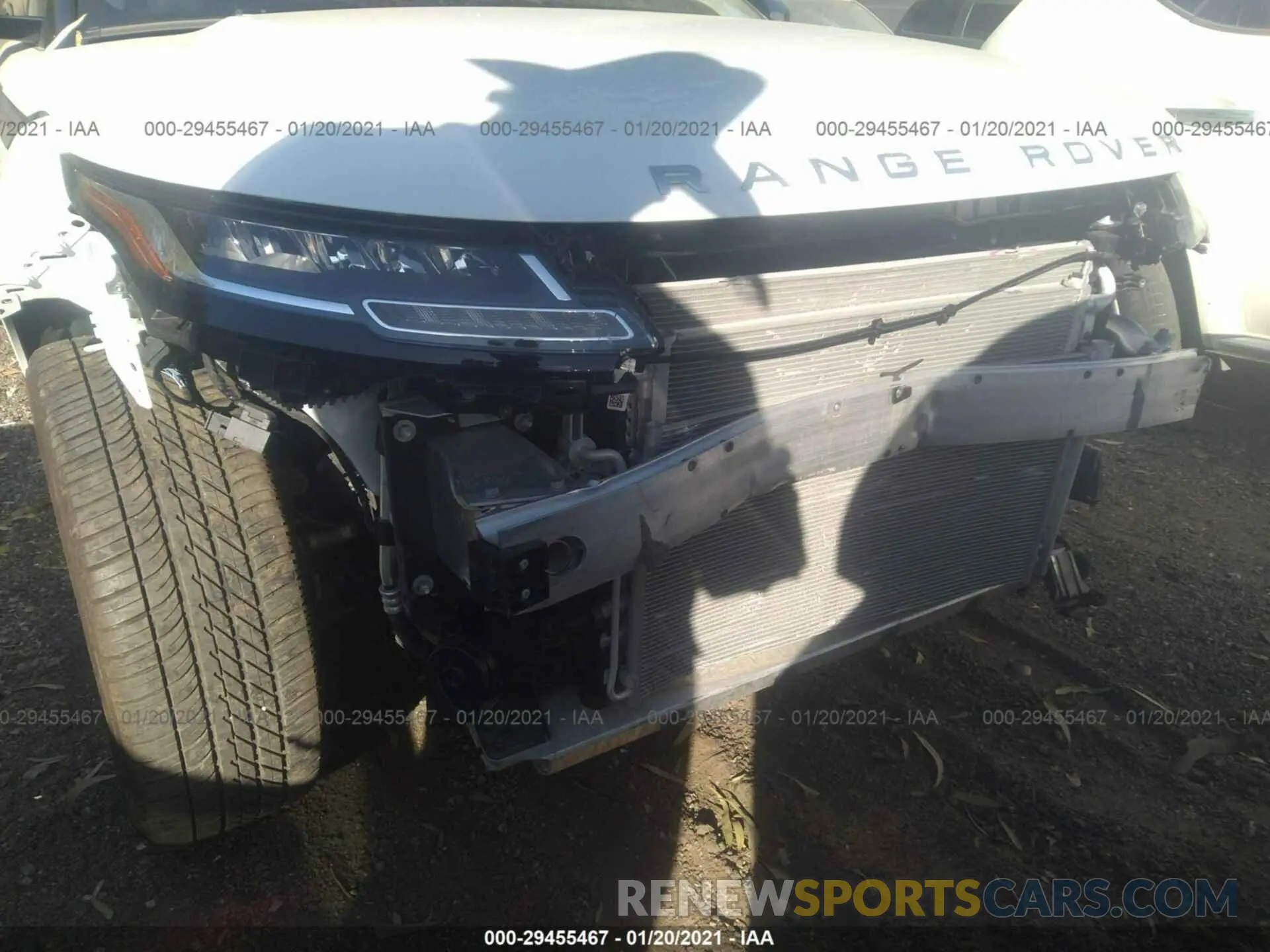 6 fotografías del automóvil dañado SALZJ2FX3LH031973 LAND ROVER RANGE ROVER EVOQUE 2020