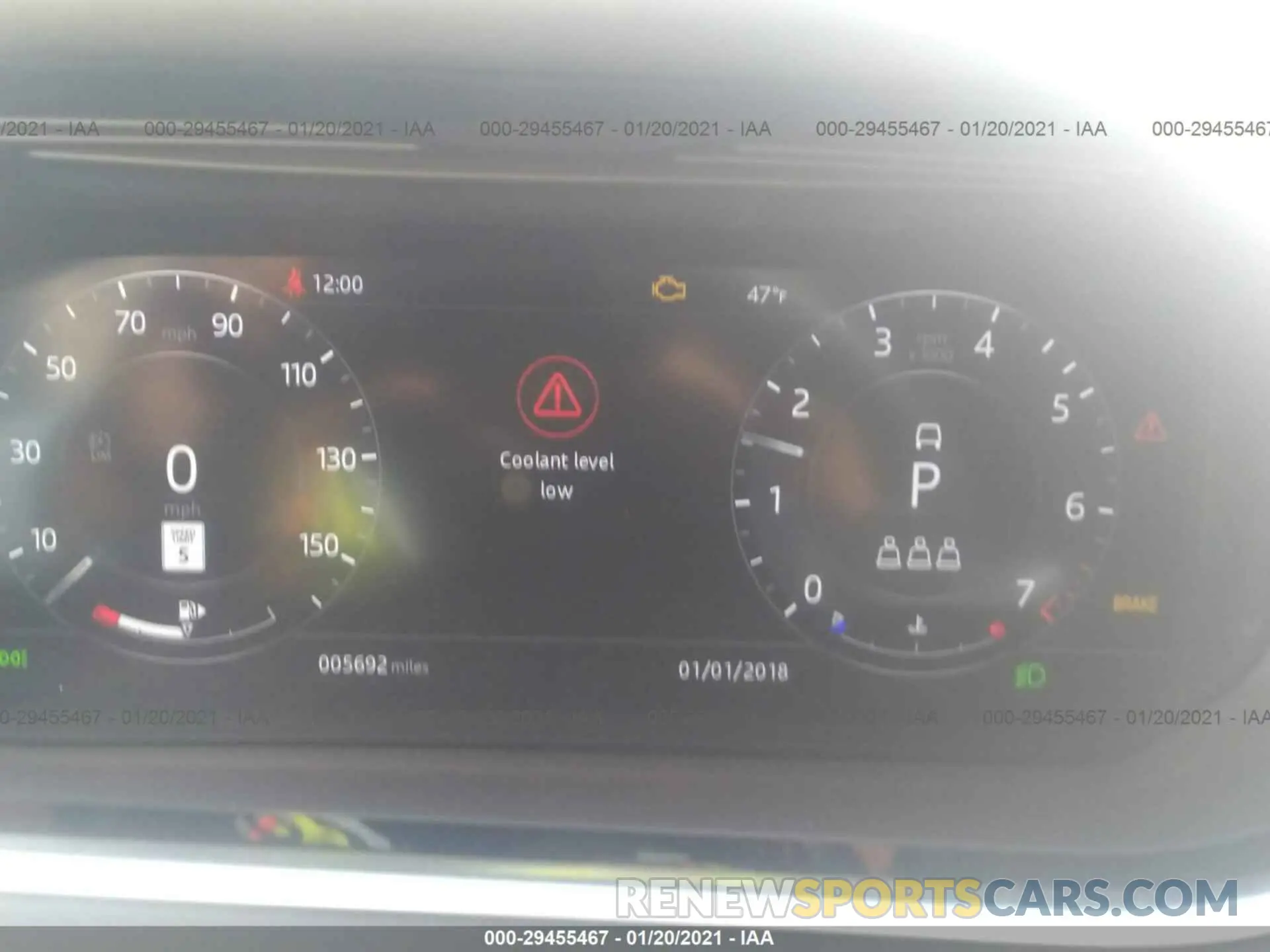 7 fotografías del automóvil dañado SALZJ2FX3LH031973 LAND ROVER RANGE ROVER EVOQUE 2020