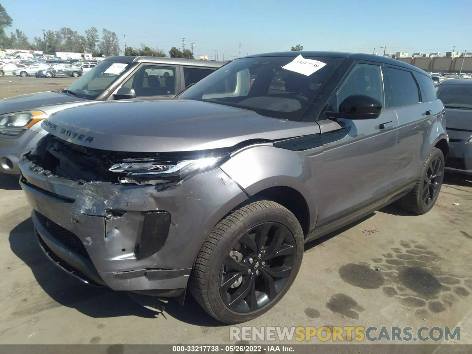 2 fotografías del automóvil dañado SALZJ2FX3LH085600 LAND ROVER RANGE ROVER EVOQUE 2020