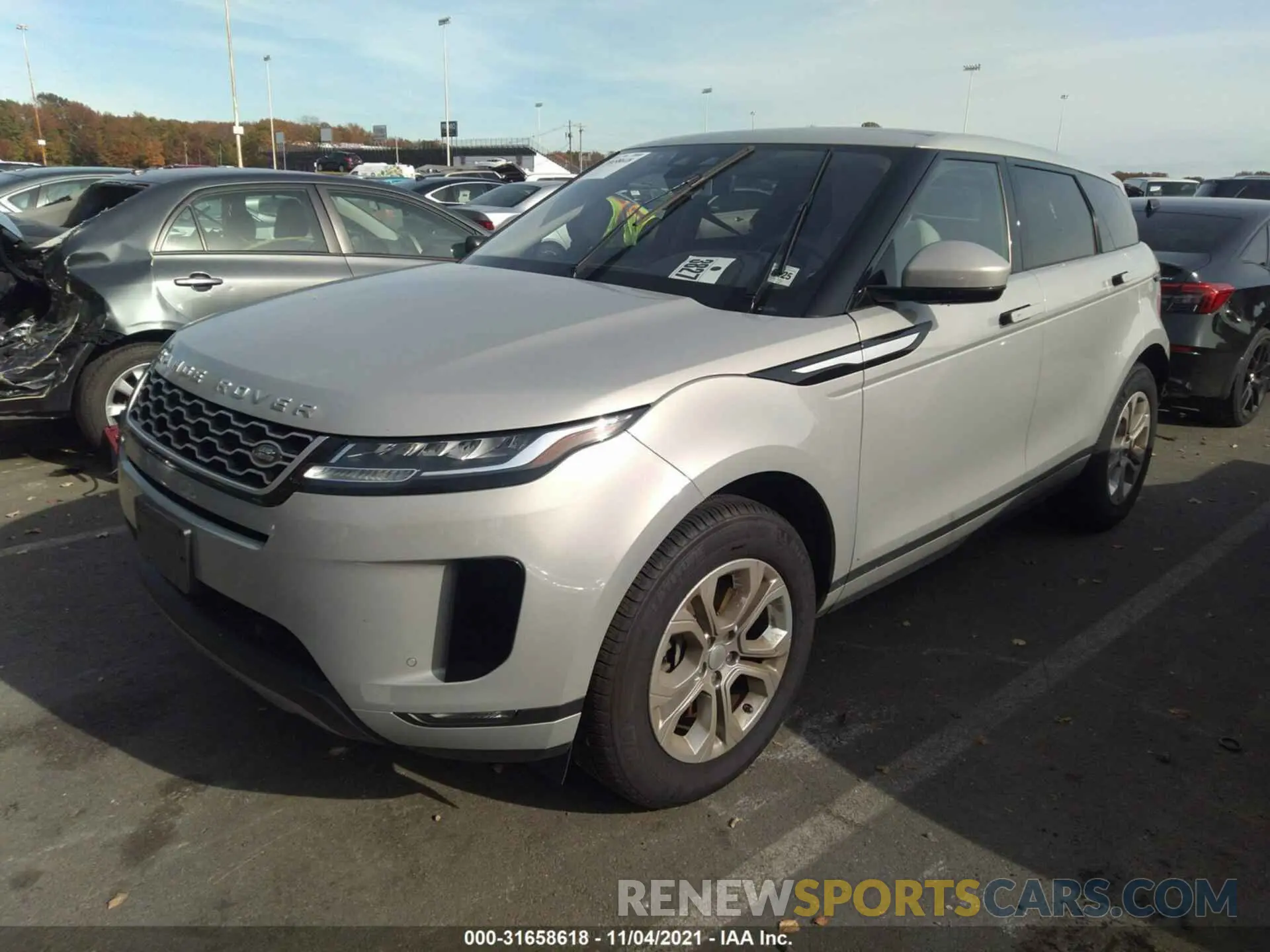 2 fotografías del automóvil dañado SALZJ2FX3LH101844 LAND ROVER RANGE ROVER EVOQUE 2020