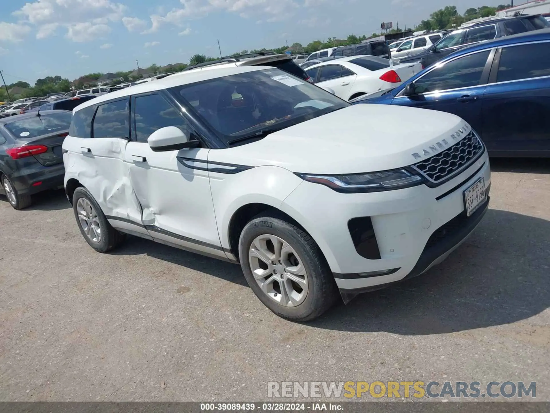 1 fotografías del automóvil dañado SALZJ2FX3LH114433 LAND ROVER RANGE ROVER EVOQUE 2020