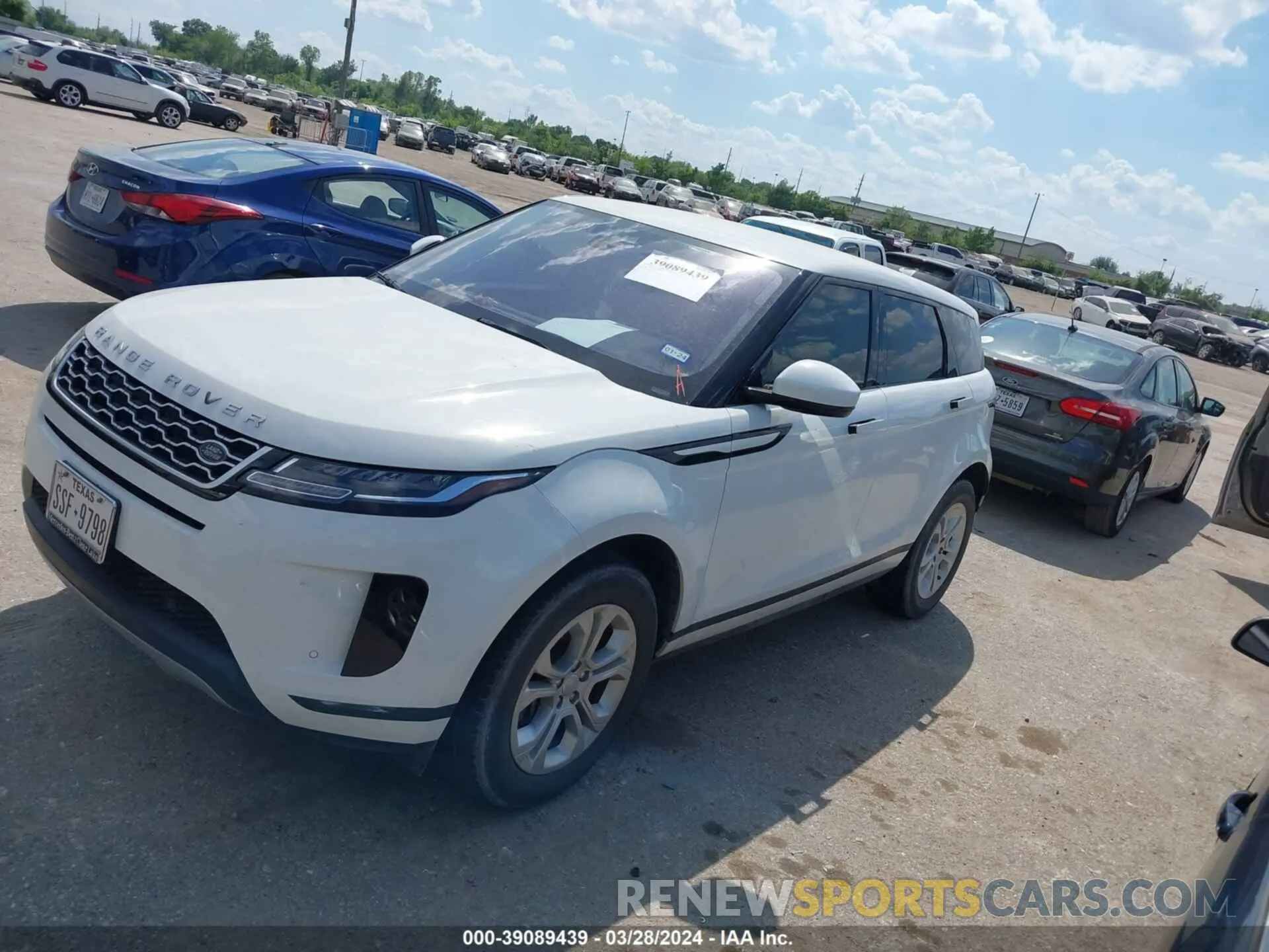 2 fotografías del automóvil dañado SALZJ2FX3LH114433 LAND ROVER RANGE ROVER EVOQUE 2020