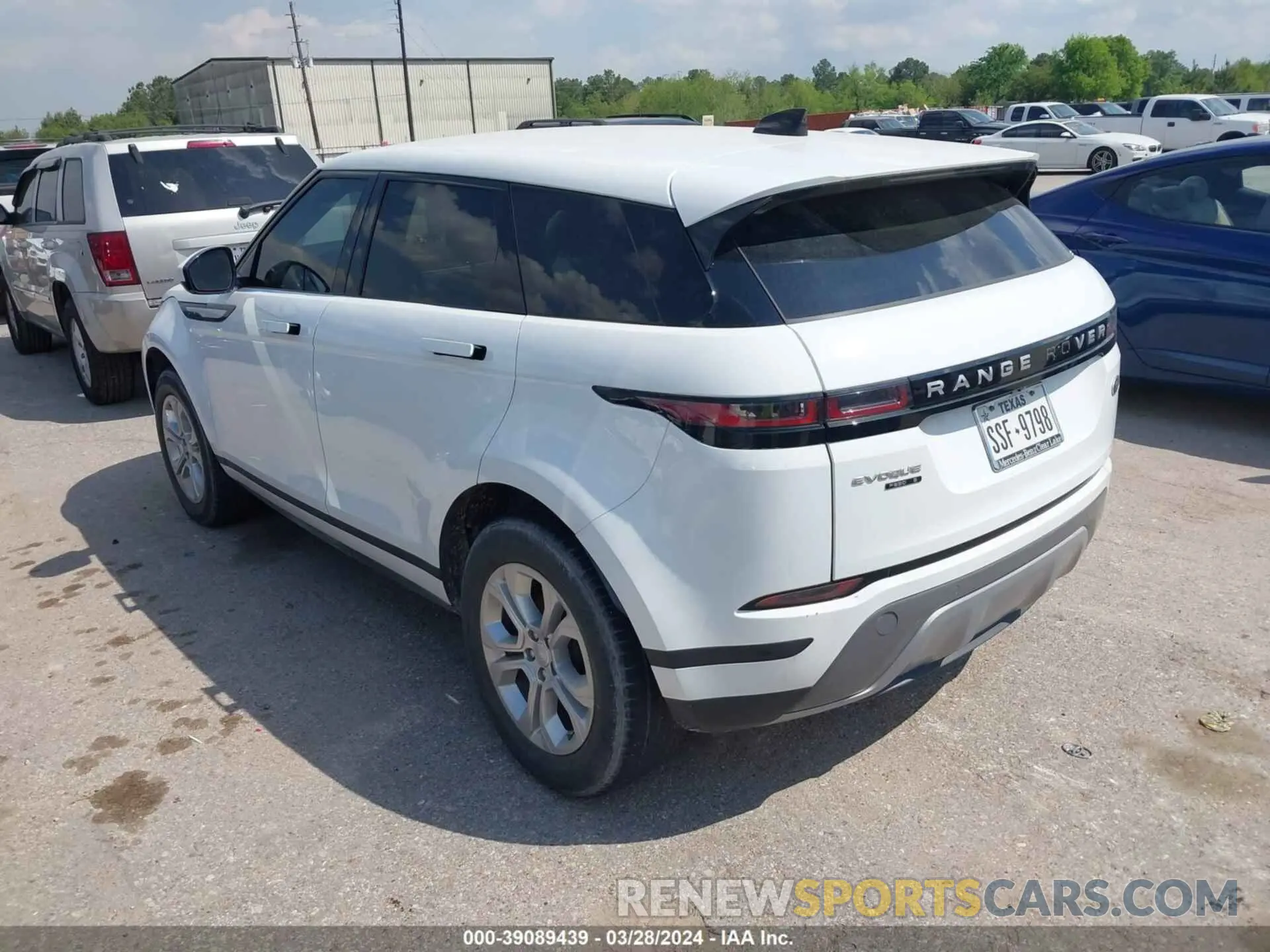 3 fotografías del automóvil dañado SALZJ2FX3LH114433 LAND ROVER RANGE ROVER EVOQUE 2020