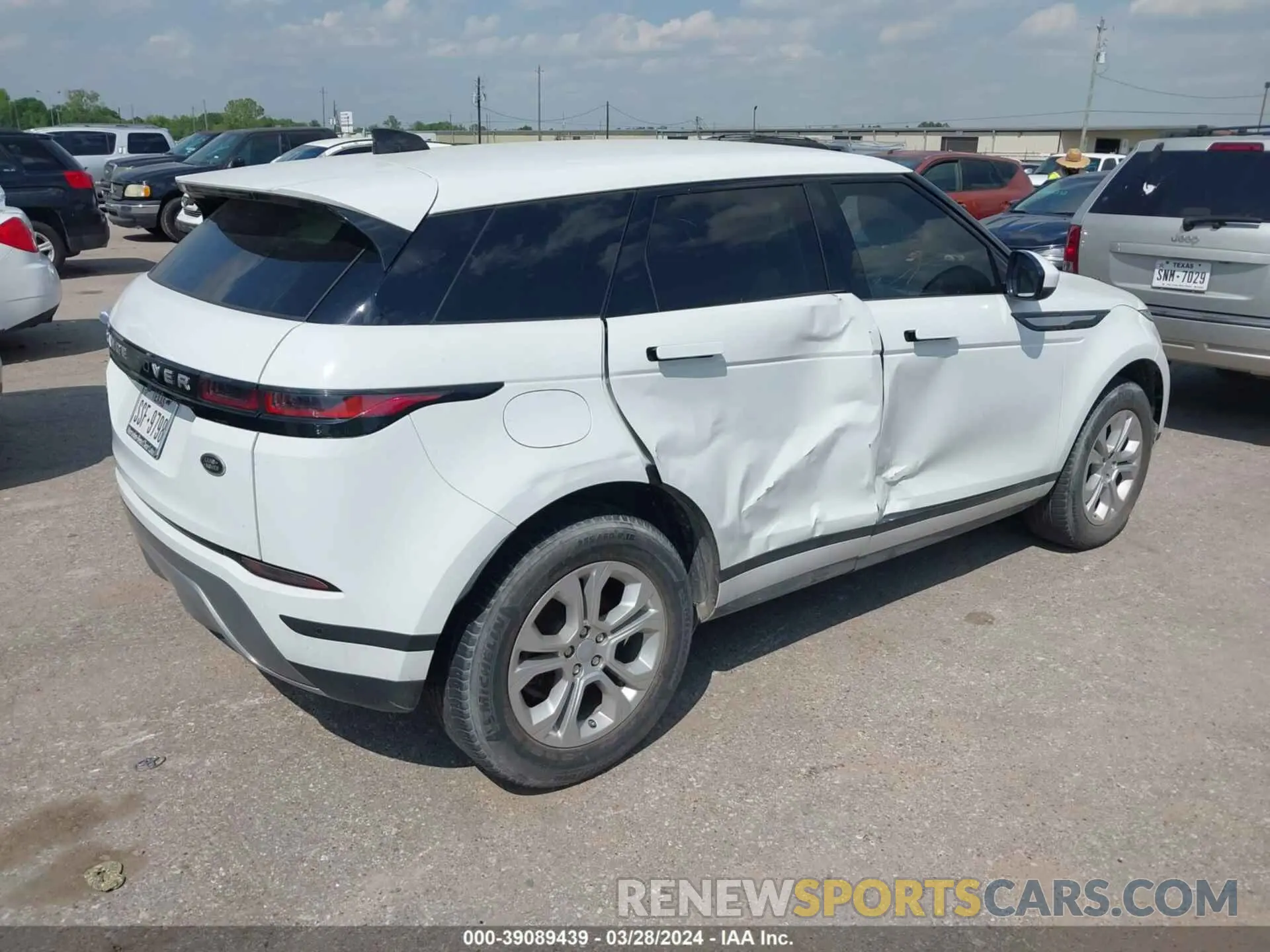 4 fotografías del automóvil dañado SALZJ2FX3LH114433 LAND ROVER RANGE ROVER EVOQUE 2020