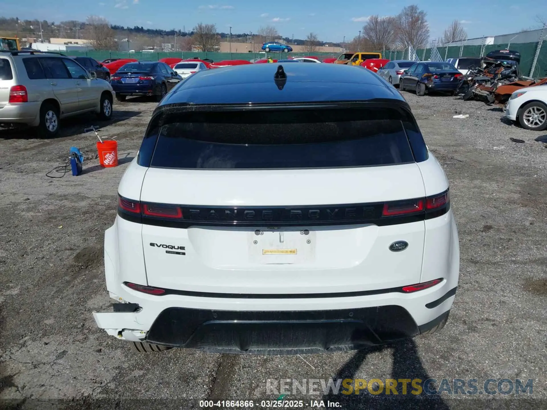 17 fotografías del automóvil dañado SALZJ2FX4LH028354 LAND ROVER RANGE ROVER EVOQUE 2020