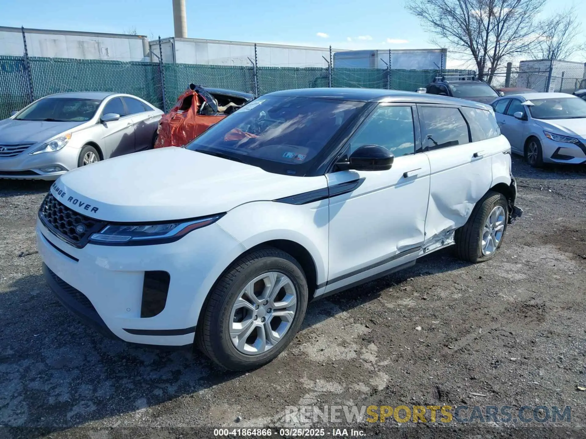 2 fotografías del automóvil dañado SALZJ2FX4LH028354 LAND ROVER RANGE ROVER EVOQUE 2020