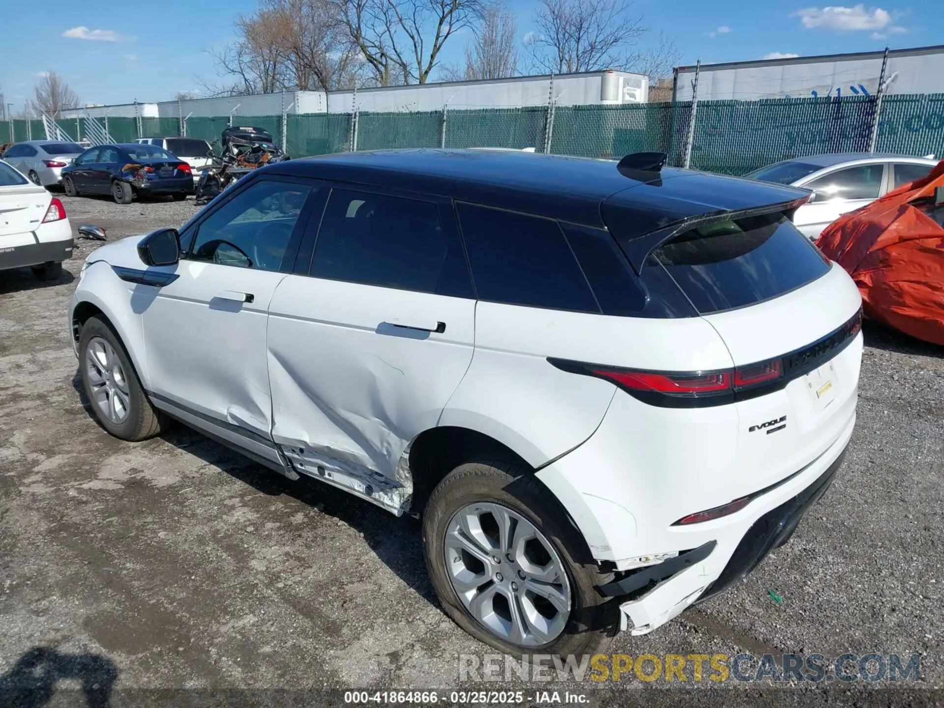 3 fotografías del automóvil dañado SALZJ2FX4LH028354 LAND ROVER RANGE ROVER EVOQUE 2020