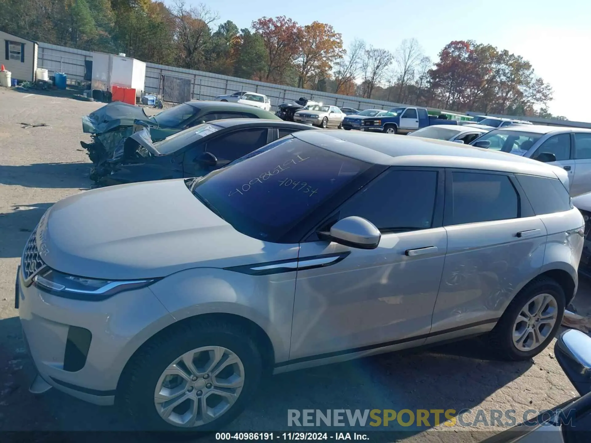 14 fotografías del automóvil dañado SALZJ2FX5LH040934 LAND ROVER RANGE ROVER EVOQUE 2020