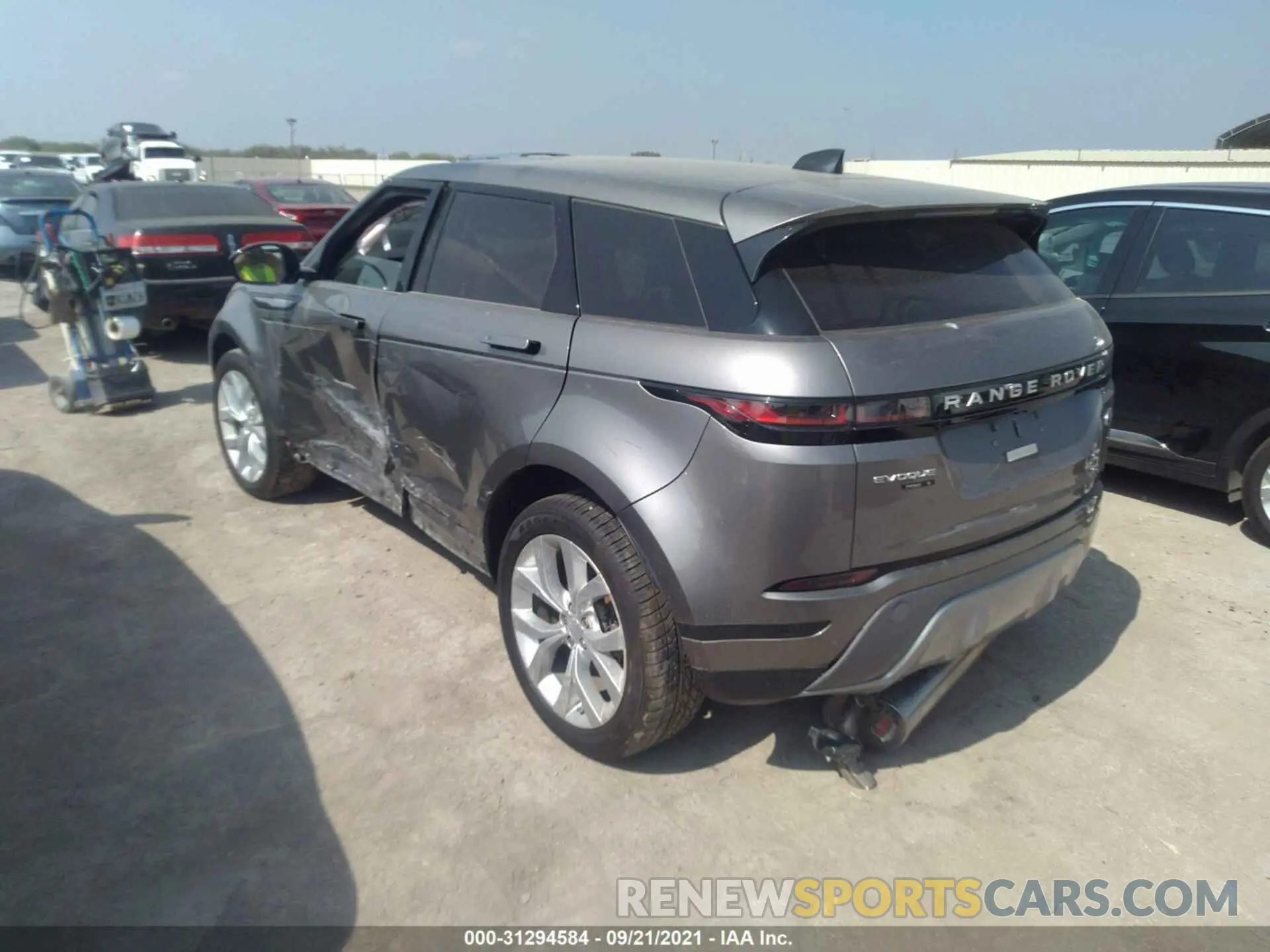 3 fotografías del automóvil dañado SALZJ2FX5LH060424 LAND ROVER RANGE ROVER EVOQUE 2020