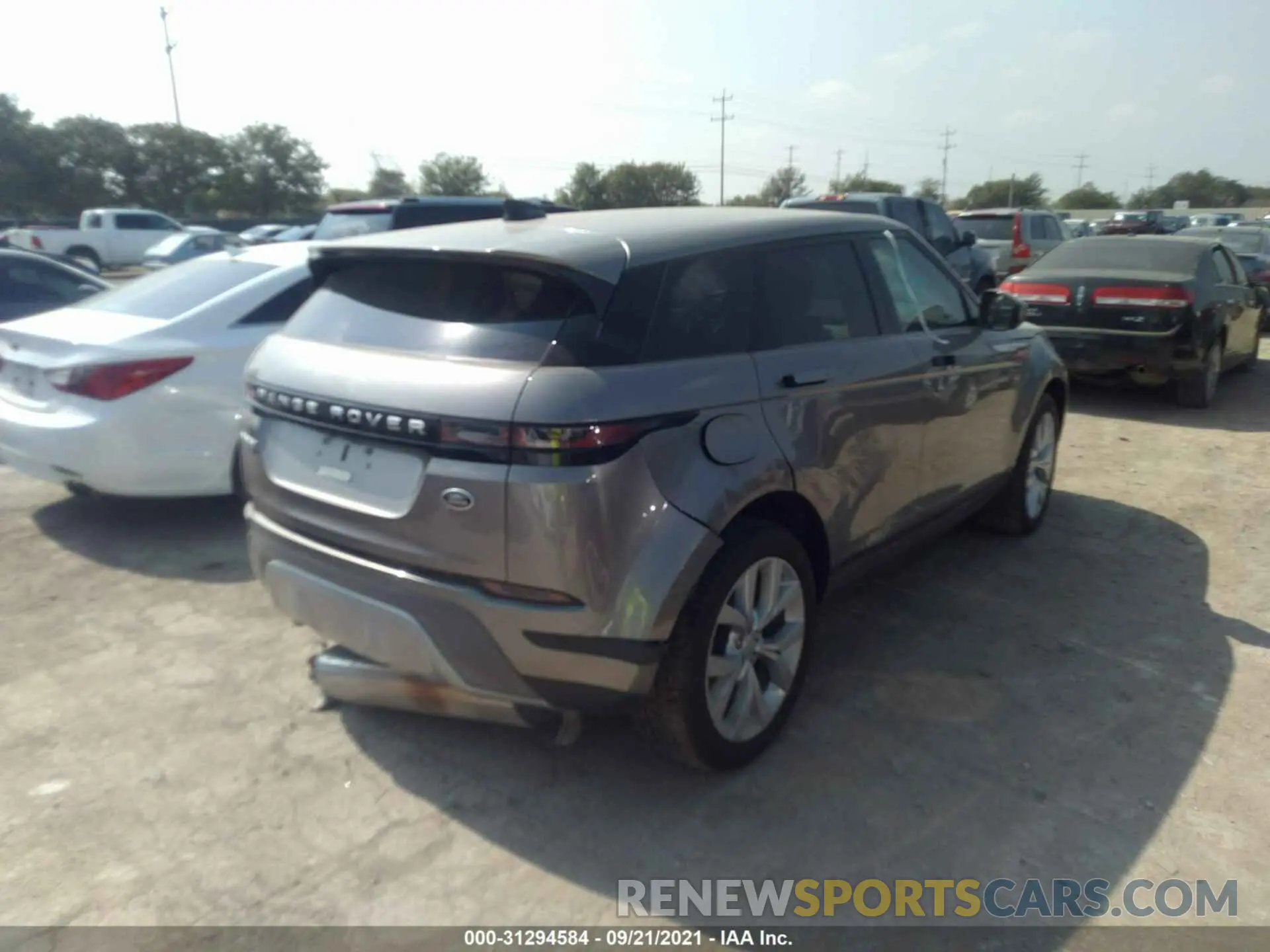 4 fotografías del automóvil dañado SALZJ2FX5LH060424 LAND ROVER RANGE ROVER EVOQUE 2020