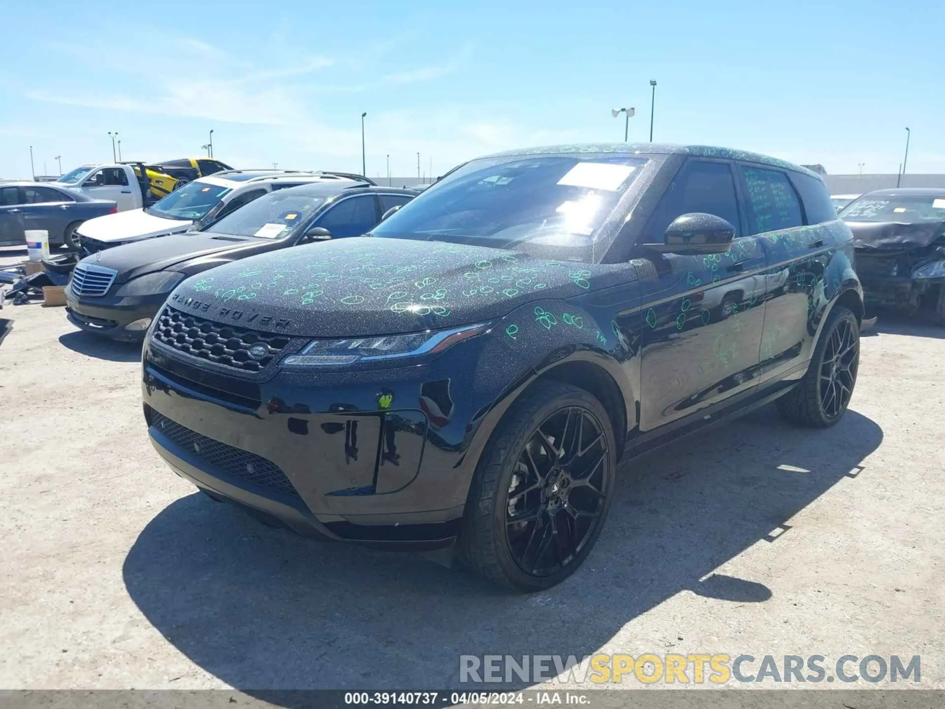 2 fotografías del automóvil dañado SALZJ2FX5LH107791 LAND ROVER RANGE ROVER EVOQUE 2020