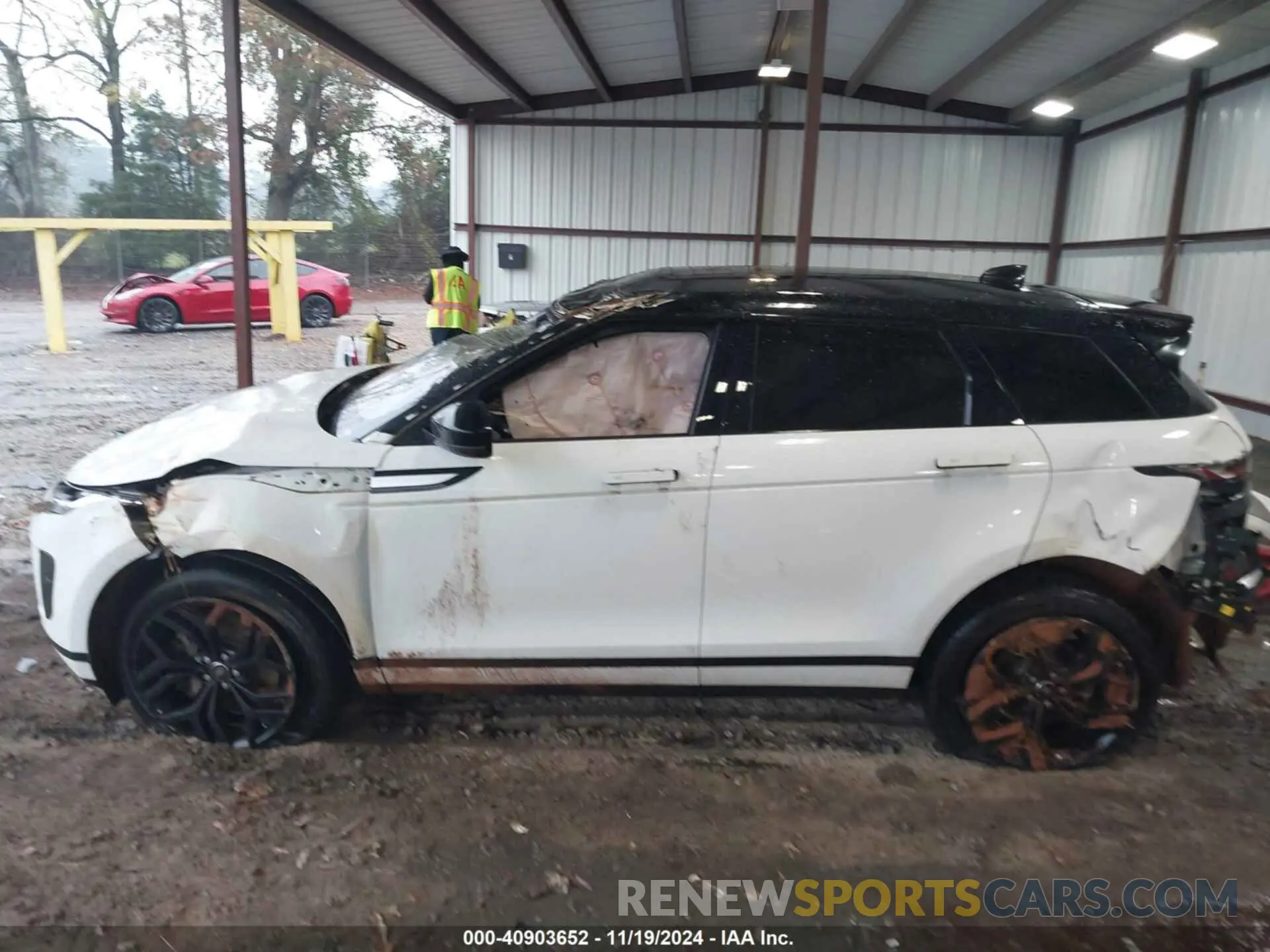 15 fotografías del automóvil dañado SALZJ2FX6LH045107 LAND ROVER RANGE ROVER EVOQUE 2020