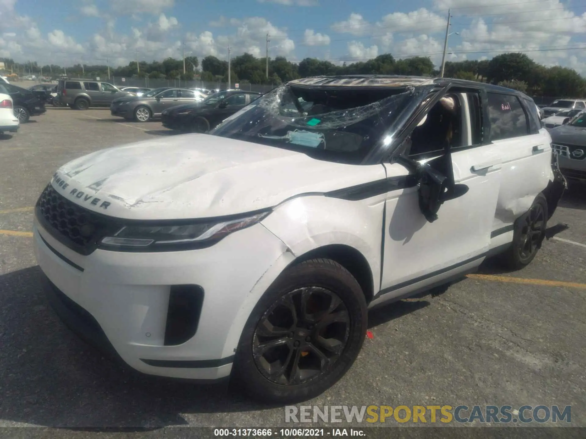 2 fotografías del automóvil dañado SALZJ2FX7LH006168 LAND ROVER RANGE ROVER EVOQUE 2020
