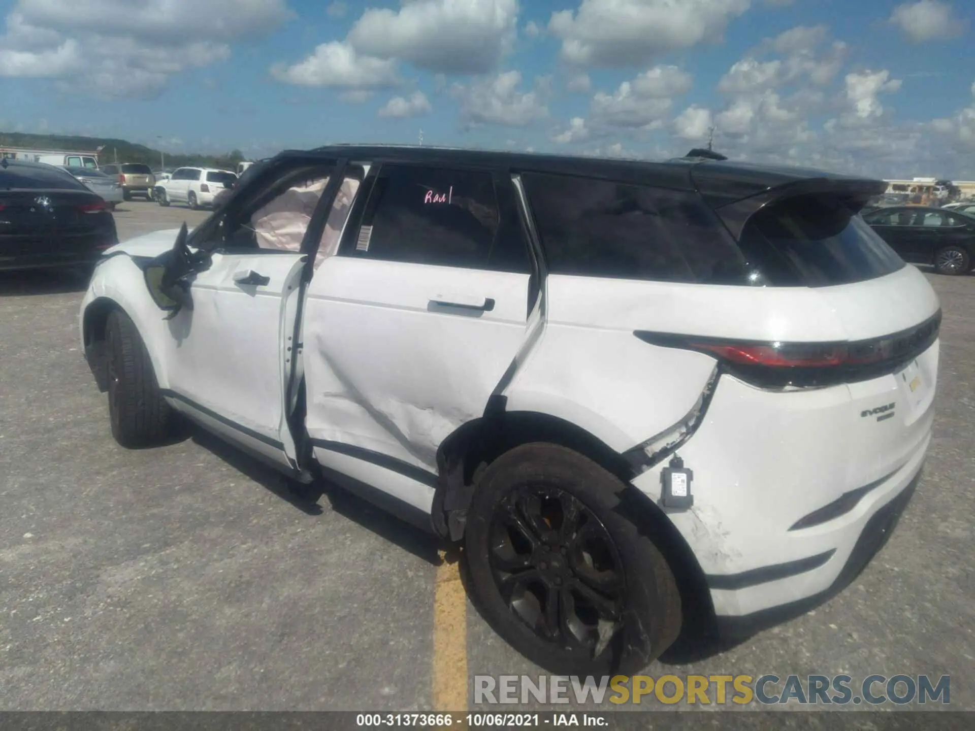 3 fotografías del automóvil dañado SALZJ2FX7LH006168 LAND ROVER RANGE ROVER EVOQUE 2020