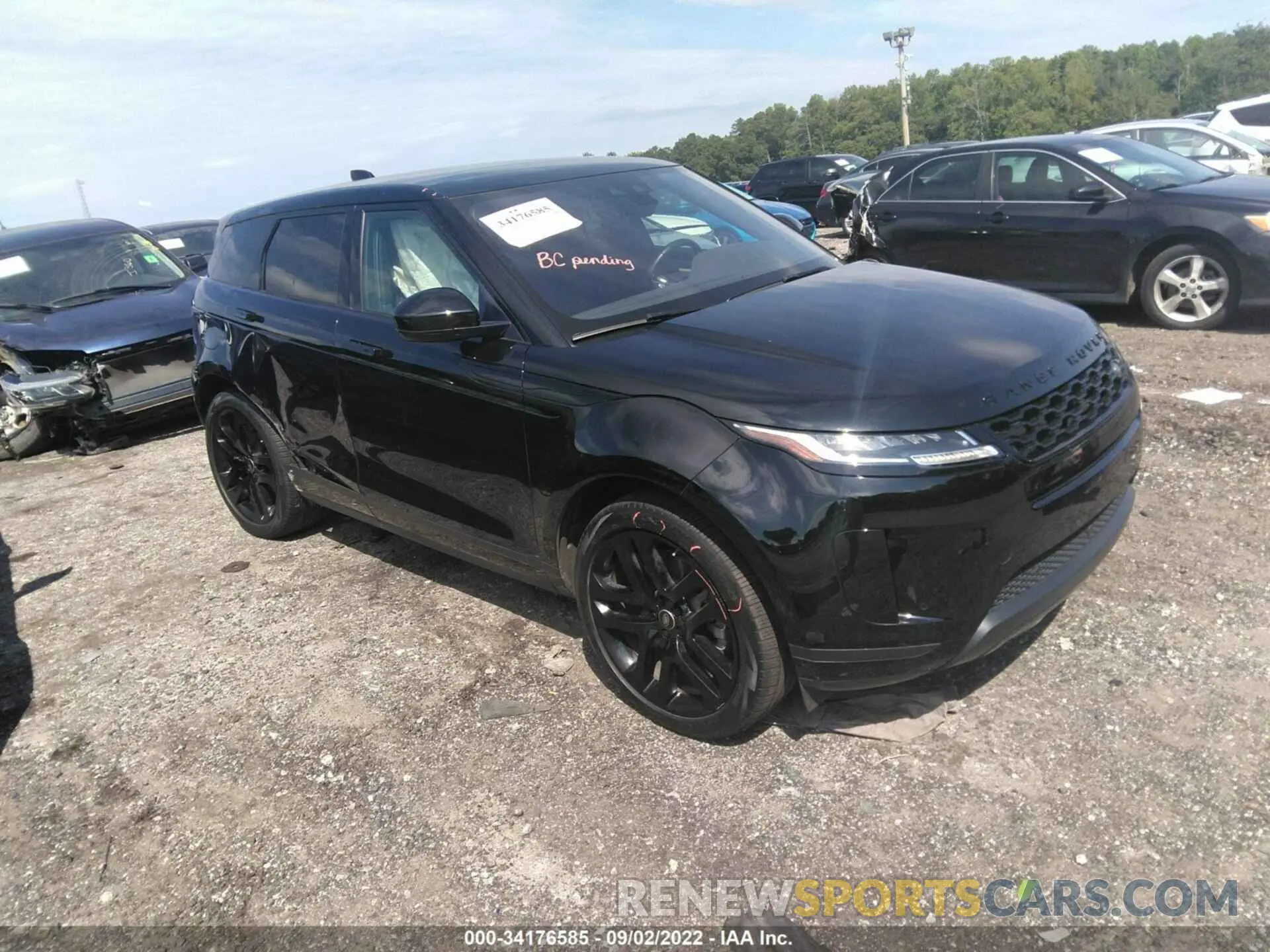 1 fotografías del automóvil dañado SALZJ2FX7LH040949 LAND ROVER RANGE ROVER EVOQUE 2020