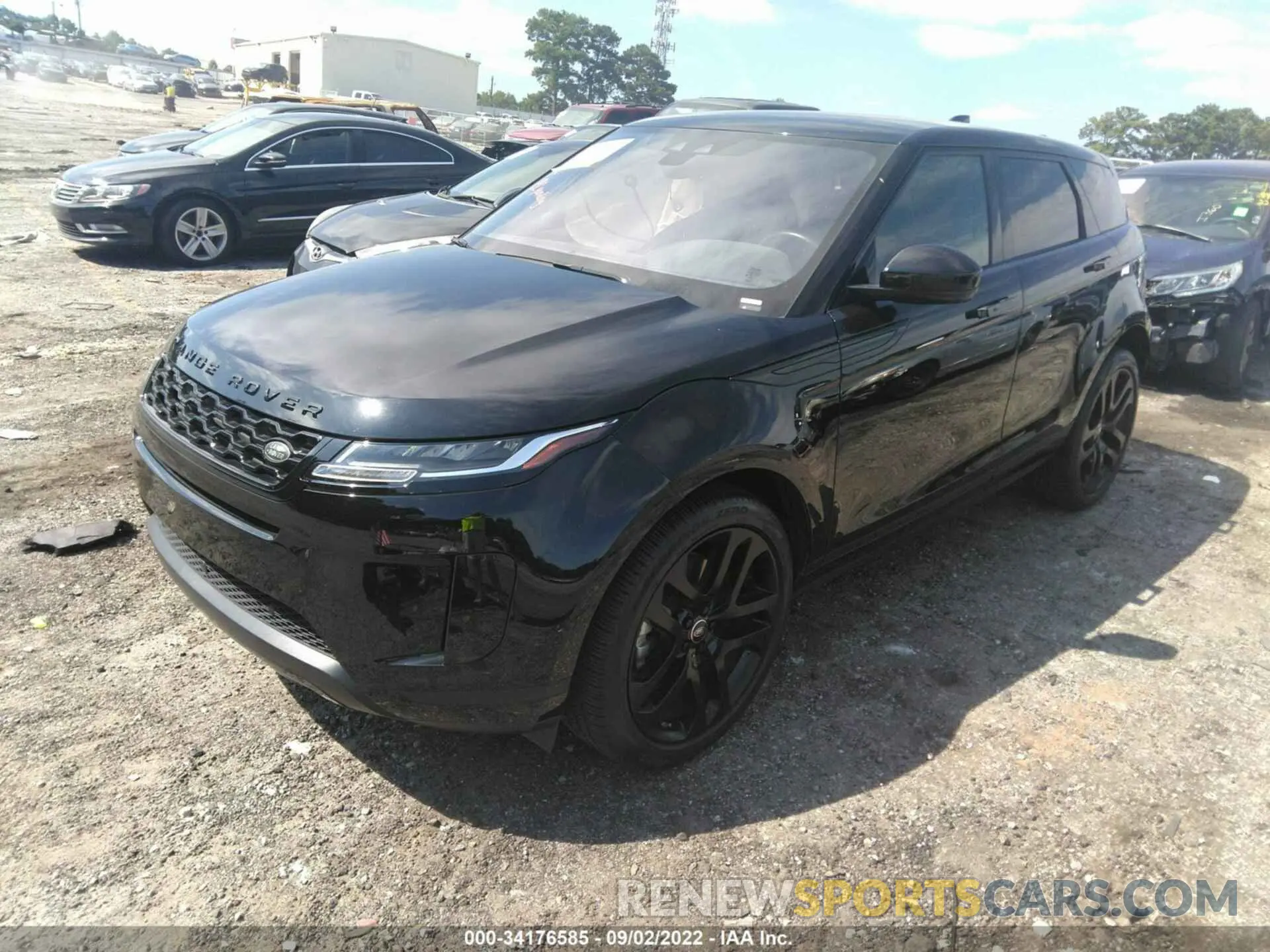 2 fotografías del automóvil dañado SALZJ2FX7LH040949 LAND ROVER RANGE ROVER EVOQUE 2020