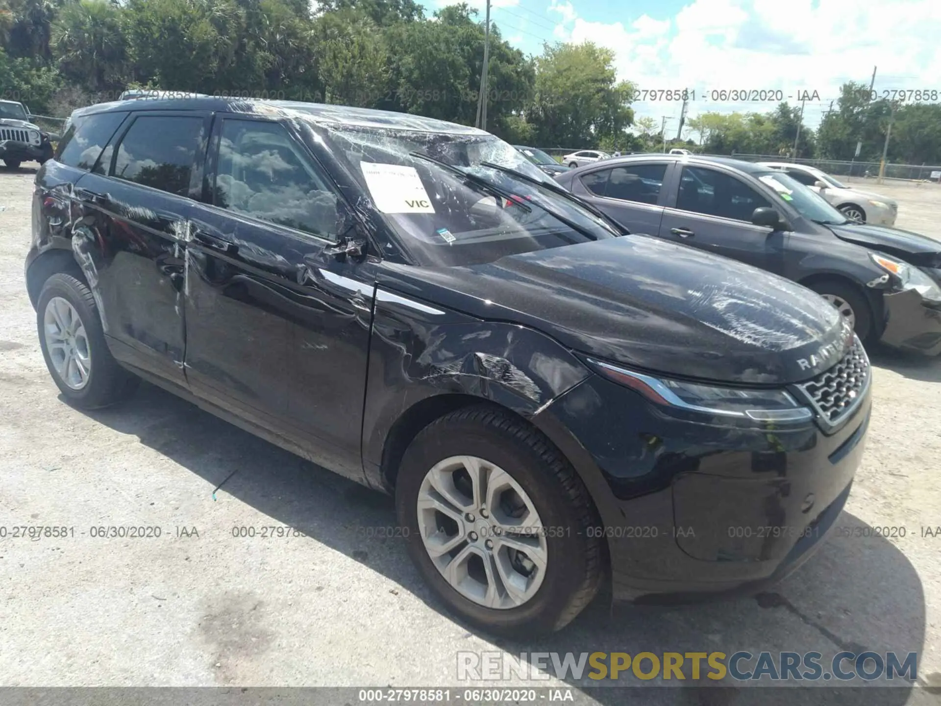 1 fotografías del automóvil dañado SALZJ2FX7LH042992 LAND ROVER RANGE ROVER EVOQUE 2020