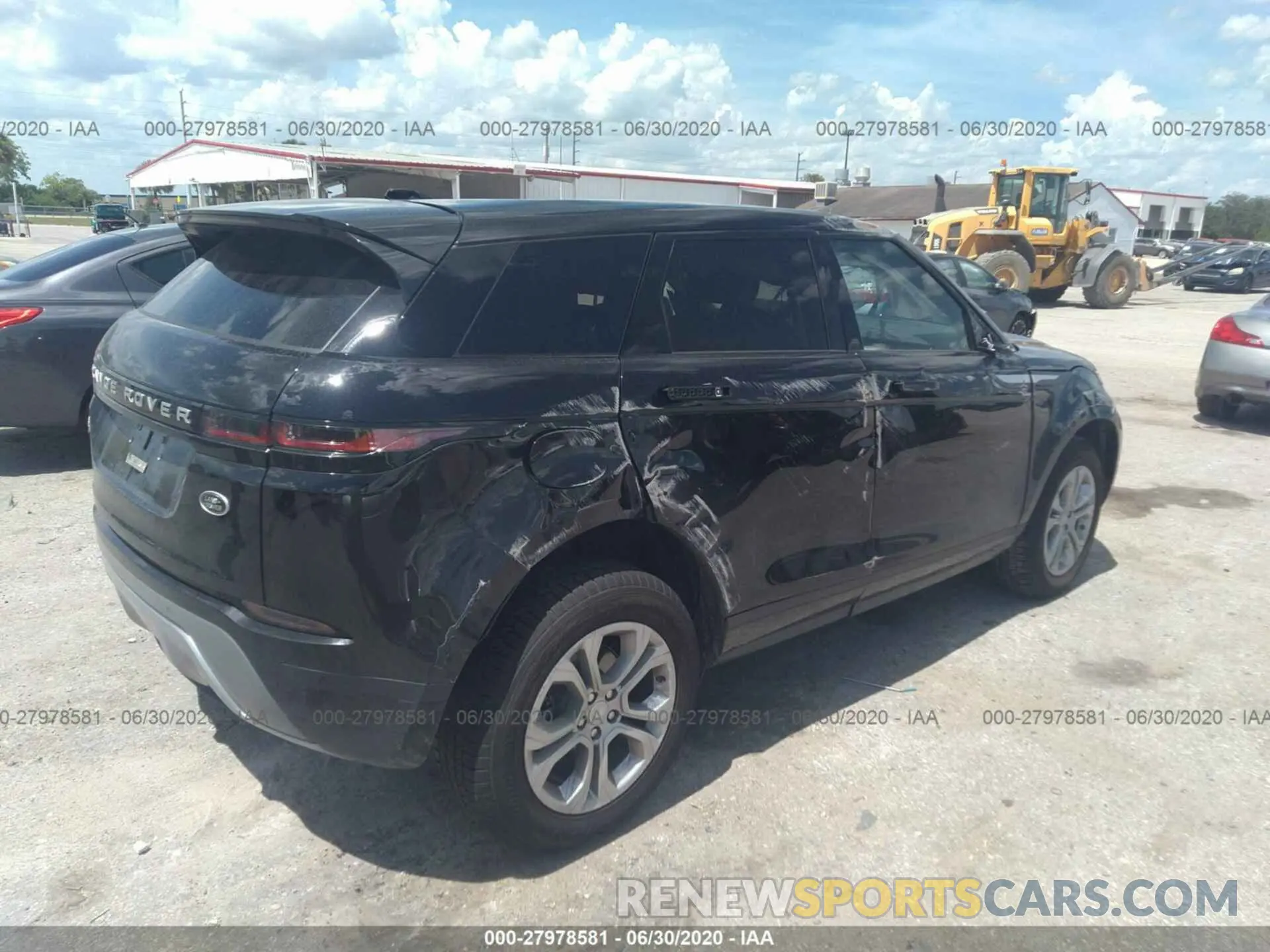 4 fotografías del automóvil dañado SALZJ2FX7LH042992 LAND ROVER RANGE ROVER EVOQUE 2020