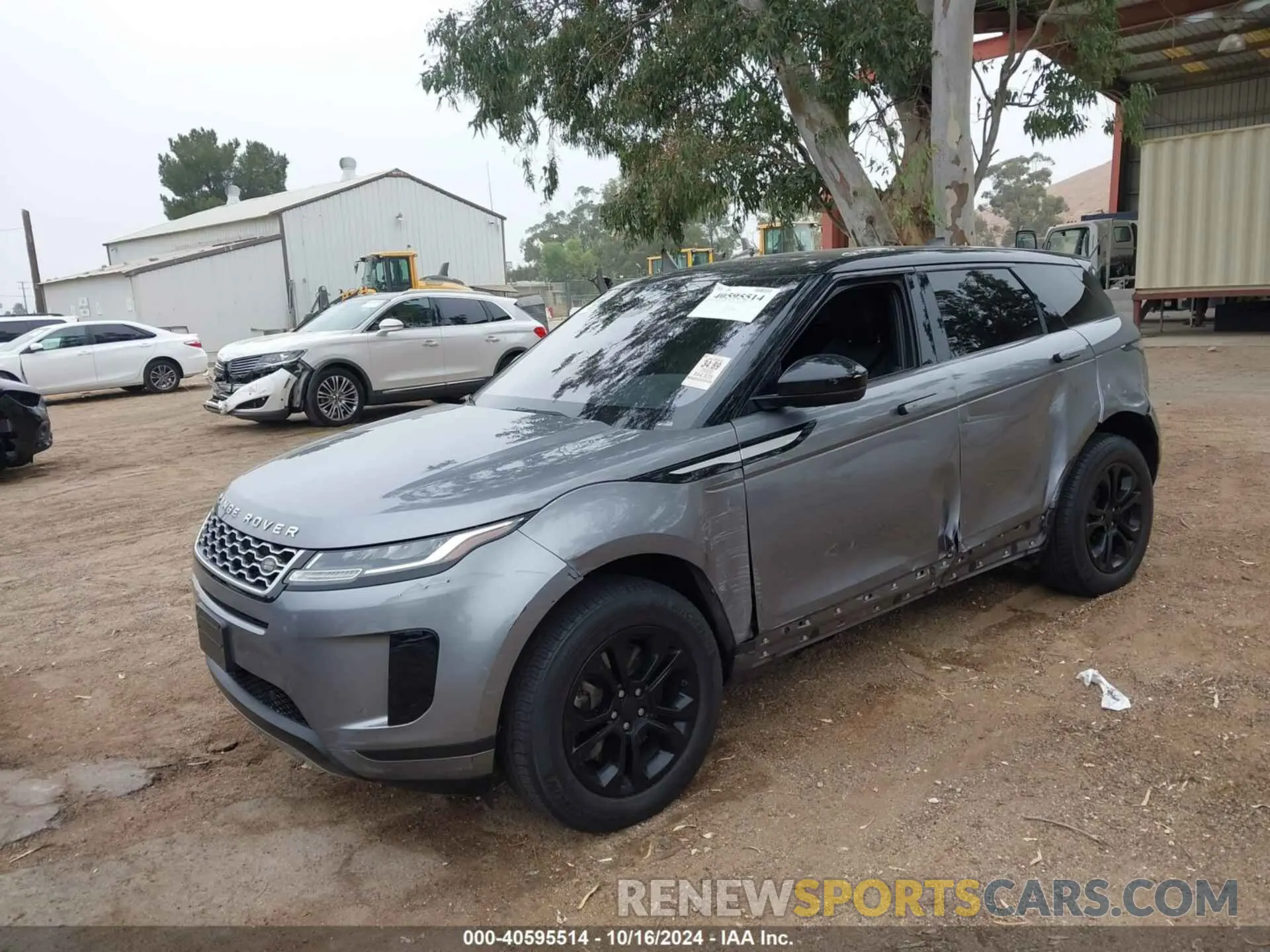 2 fotografías del automóvil dañado SALZJ2FX7LH119425 LAND ROVER RANGE ROVER EVOQUE 2020