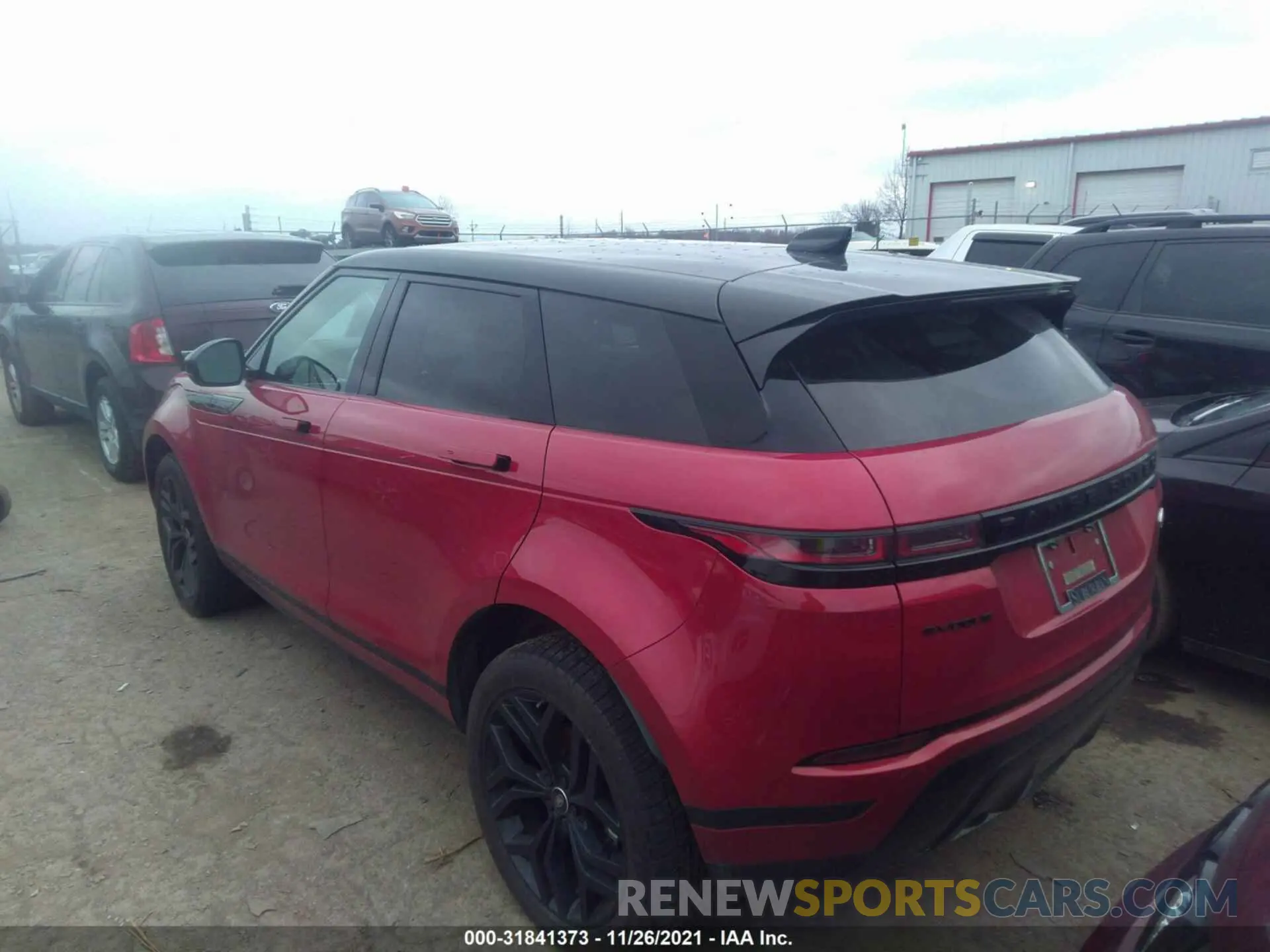 3 fotografías del automóvil dañado SALZJ2FX8LH043648 LAND ROVER RANGE ROVER EVOQUE 2020