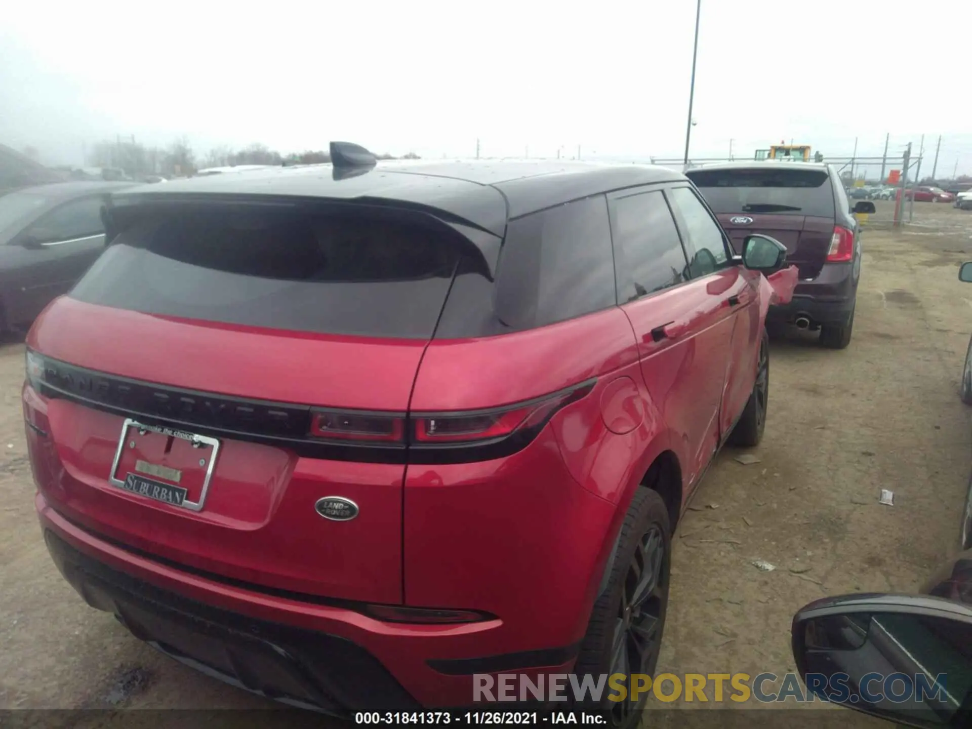 4 fotografías del automóvil dañado SALZJ2FX8LH043648 LAND ROVER RANGE ROVER EVOQUE 2020