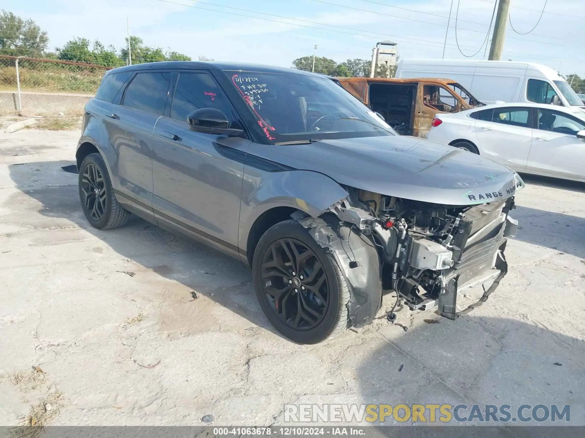 1 fotografías del automóvil dañado SALZJ2FX8LH049711 LAND ROVER RANGE ROVER EVOQUE 2020
