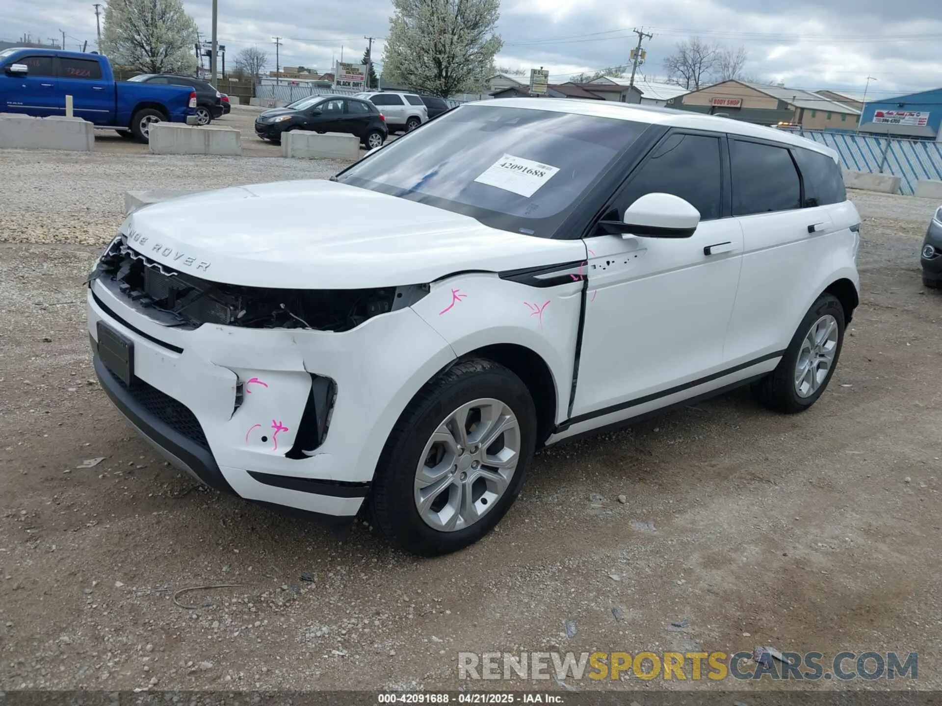 2 fotografías del automóvil dañado SALZJ2FX8LH060725 LAND ROVER RANGE ROVER EVOQUE 2020