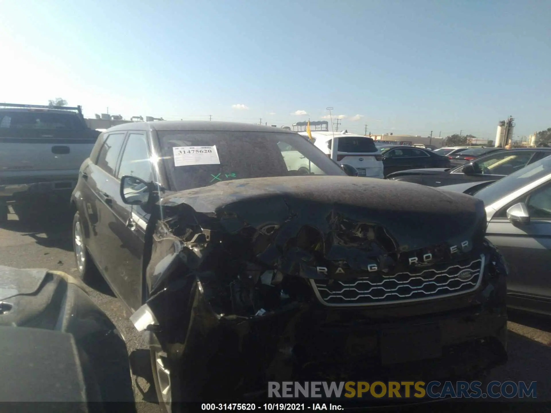 1 fotografías del automóvil dañado SALZJ2FX8LH116257 LAND ROVER RANGE ROVER EVOQUE 2020