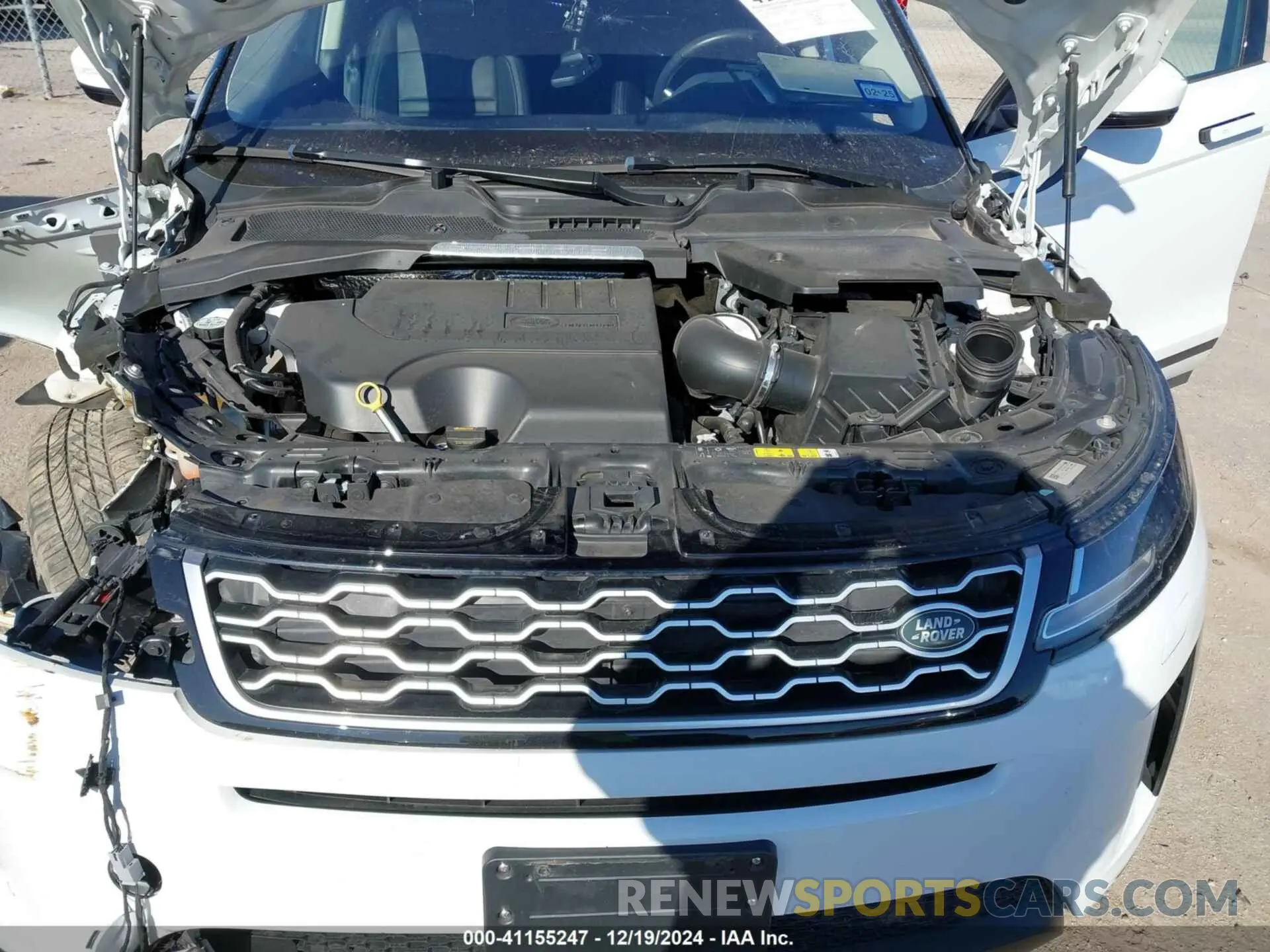10 fotografías del automóvil dañado SALZJ2FX9LH030293 LAND ROVER RANGE ROVER EVOQUE 2020