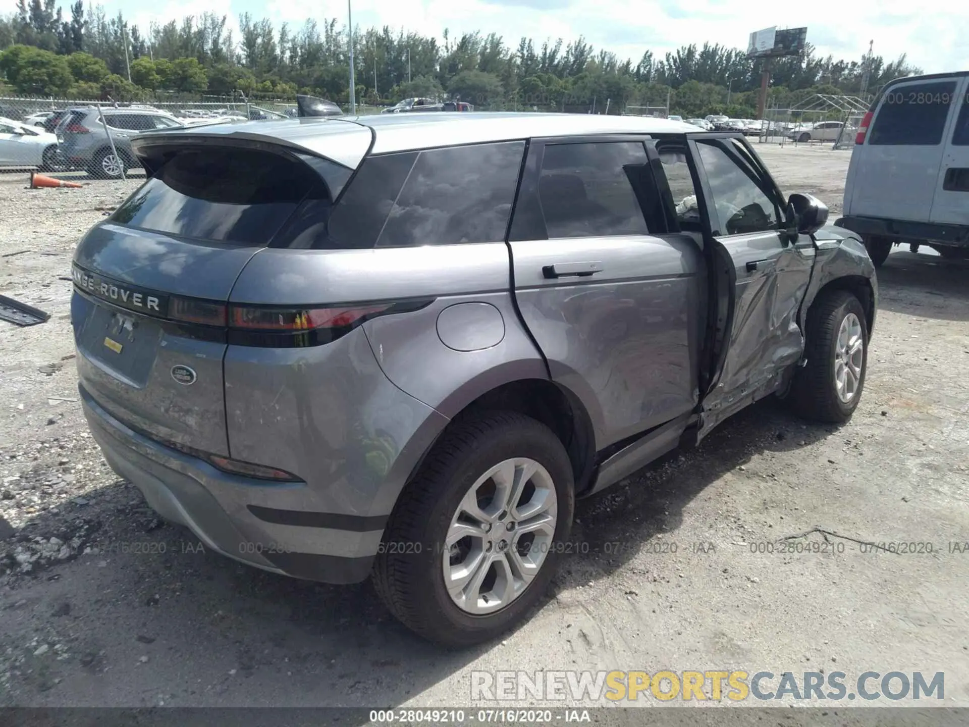 4 fotografías del automóvil dañado SALZJ2FX9LH068171 LAND ROVER RANGE ROVER EVOQUE 2020