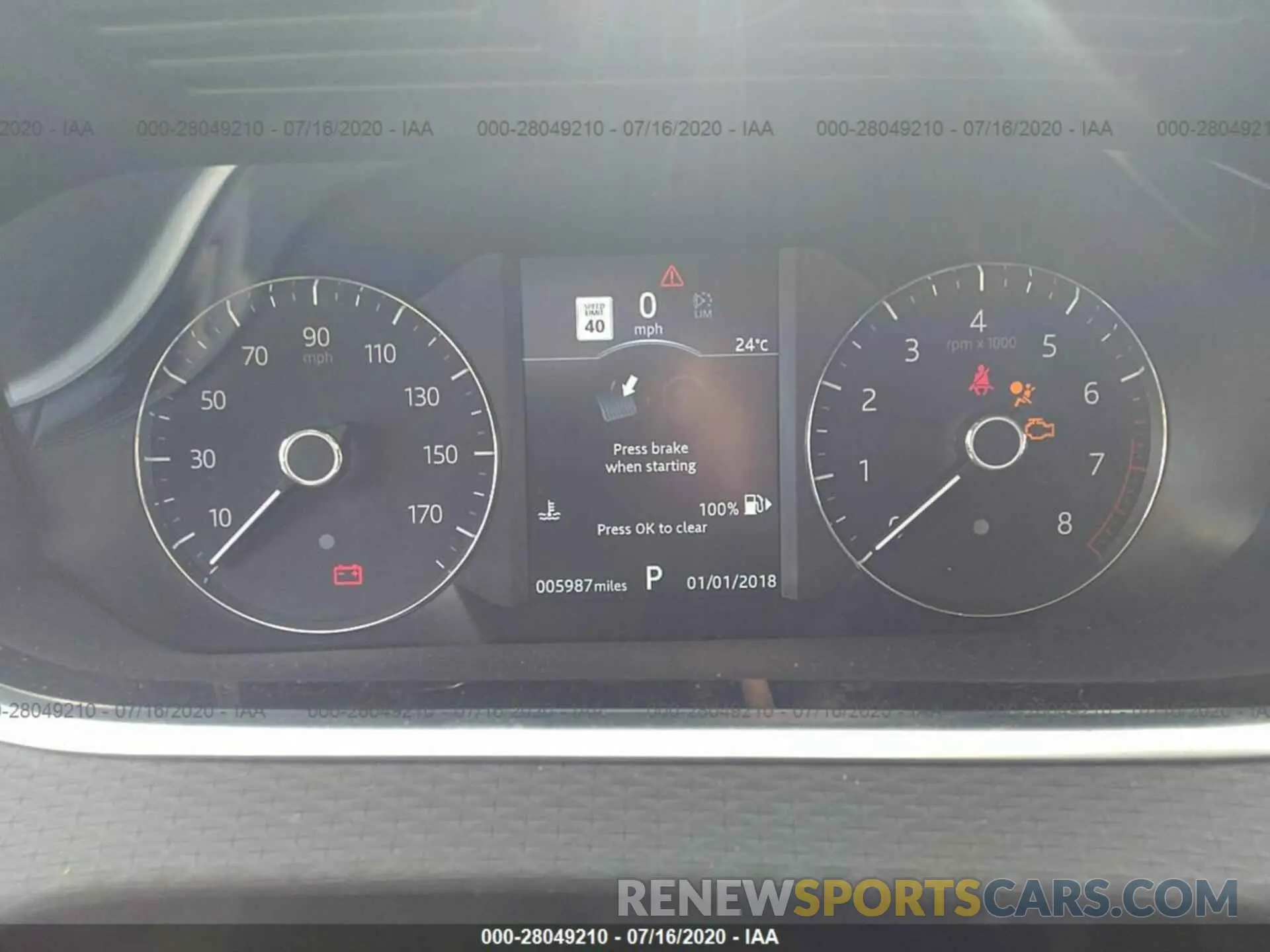 7 fotografías del automóvil dañado SALZJ2FX9LH068171 LAND ROVER RANGE ROVER EVOQUE 2020