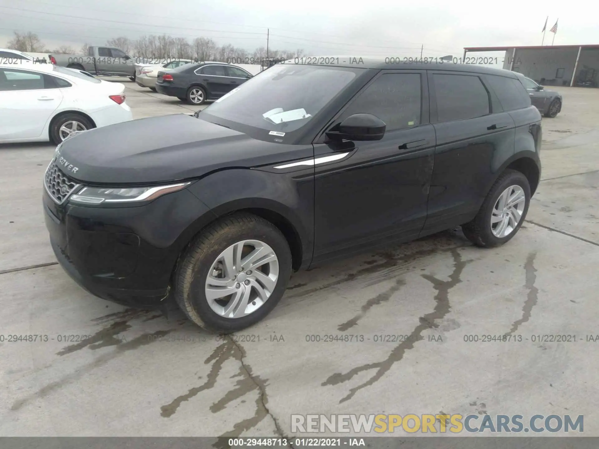 2 fotografías del automóvil dañado SALZJ2FX9LH071460 LAND ROVER RANGE ROVER EVOQUE 2020