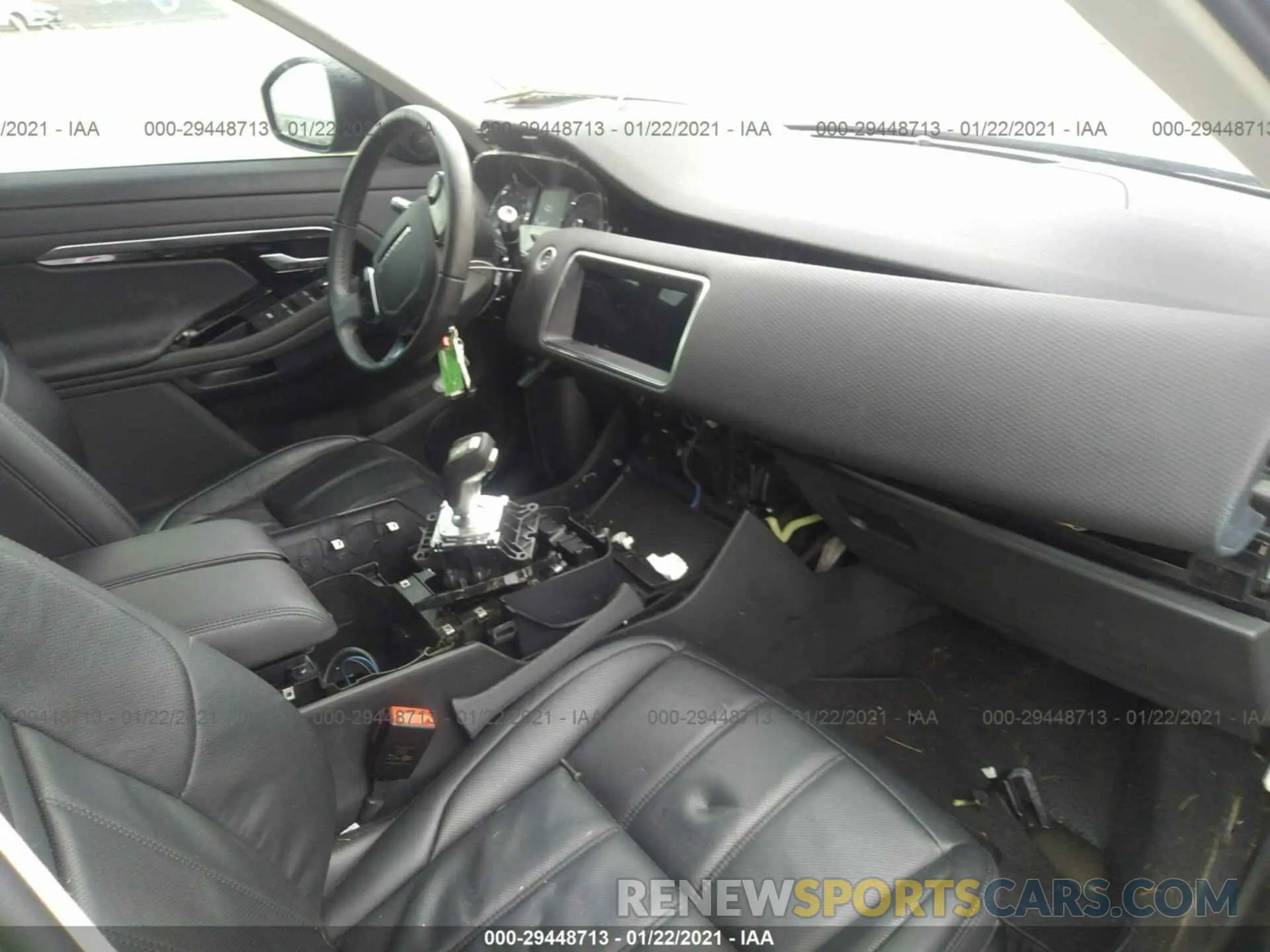 5 fotografías del automóvil dañado SALZJ2FX9LH071460 LAND ROVER RANGE ROVER EVOQUE 2020