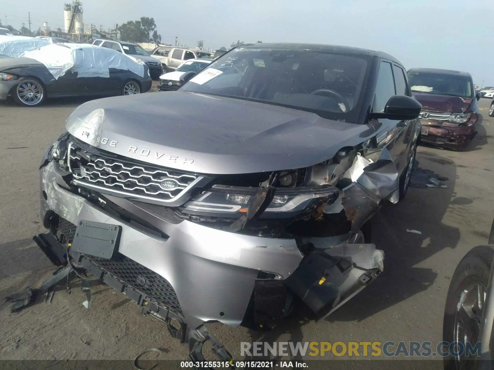 2 fotografías del automóvil dañado SALZJ2FX9LH105770 LAND ROVER RANGE ROVER EVOQUE 2020