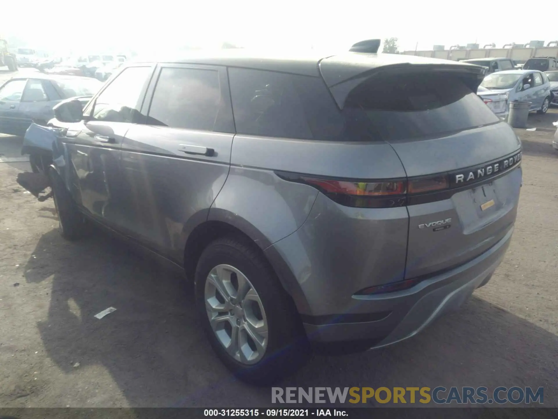 3 fotografías del automóvil dañado SALZJ2FX9LH105770 LAND ROVER RANGE ROVER EVOQUE 2020