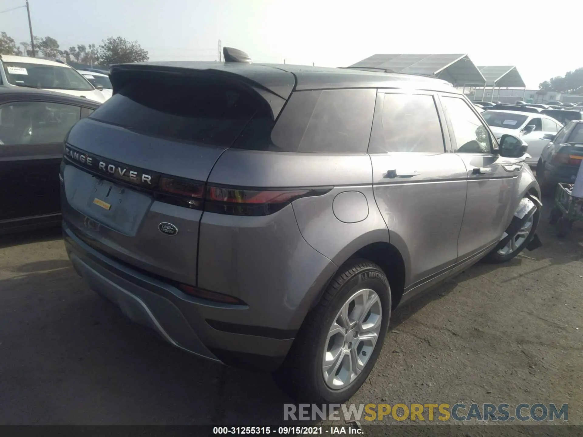 4 fotografías del automóvil dañado SALZJ2FX9LH105770 LAND ROVER RANGE ROVER EVOQUE 2020