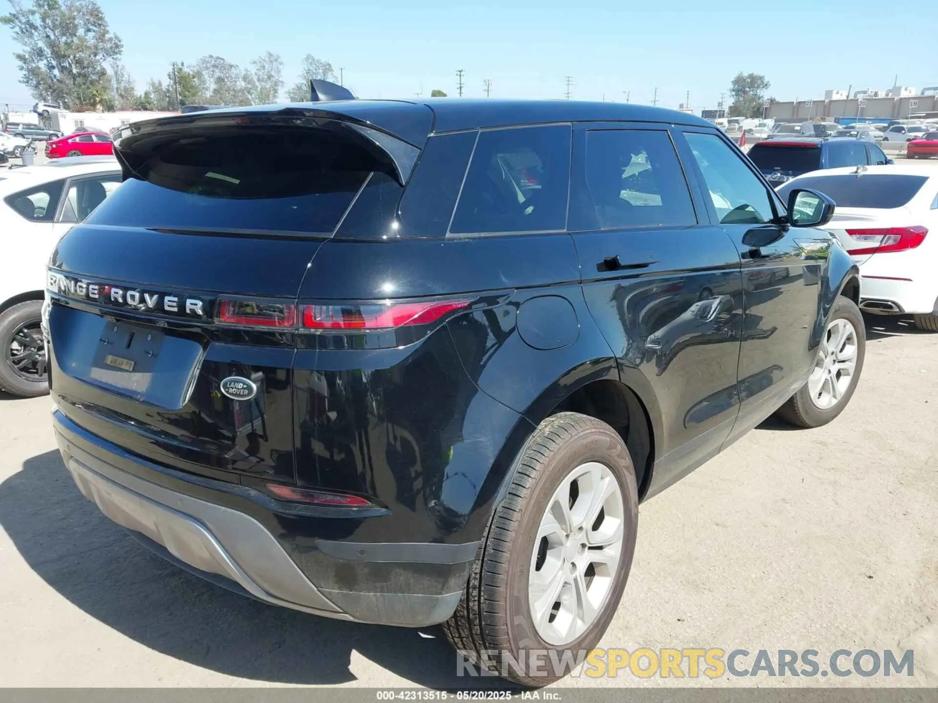 4 fotografías del automóvil dañado SALZJ2FXXLH107737 LAND ROVER RANGE ROVER EVOQUE 2020