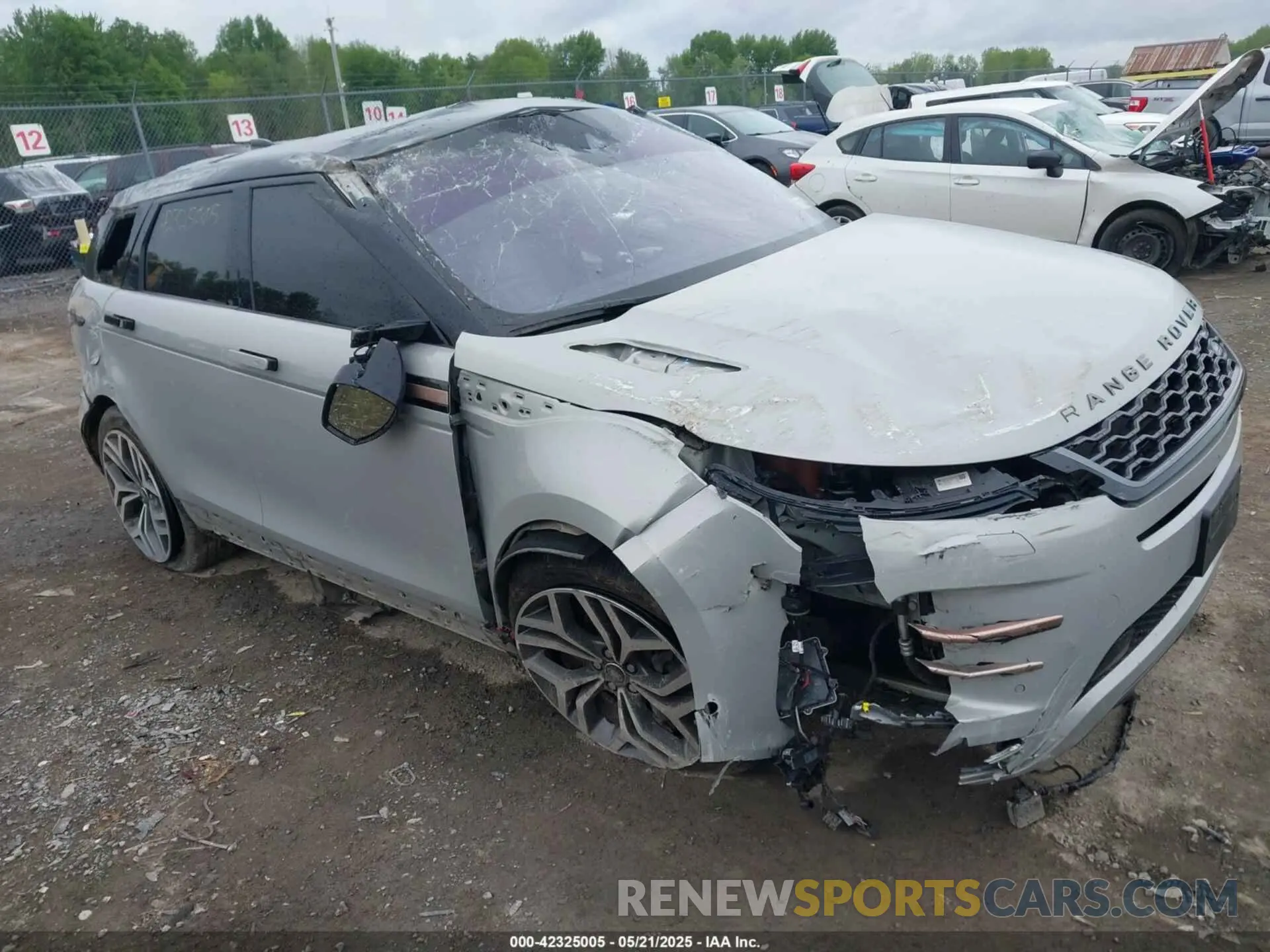 1 fotografías del automóvil dañado SALZL2FX0LH020729 LAND ROVER RANGE ROVER EVOQUE 2020