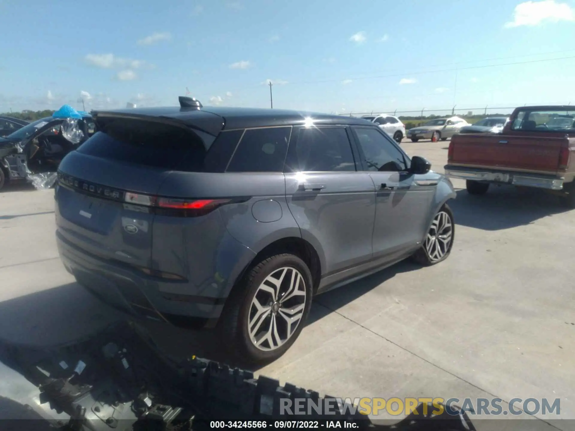 4 fotografías del automóvil dañado SALZL2FX4LH106139 LAND ROVER RANGE ROVER EVOQUE 2020
