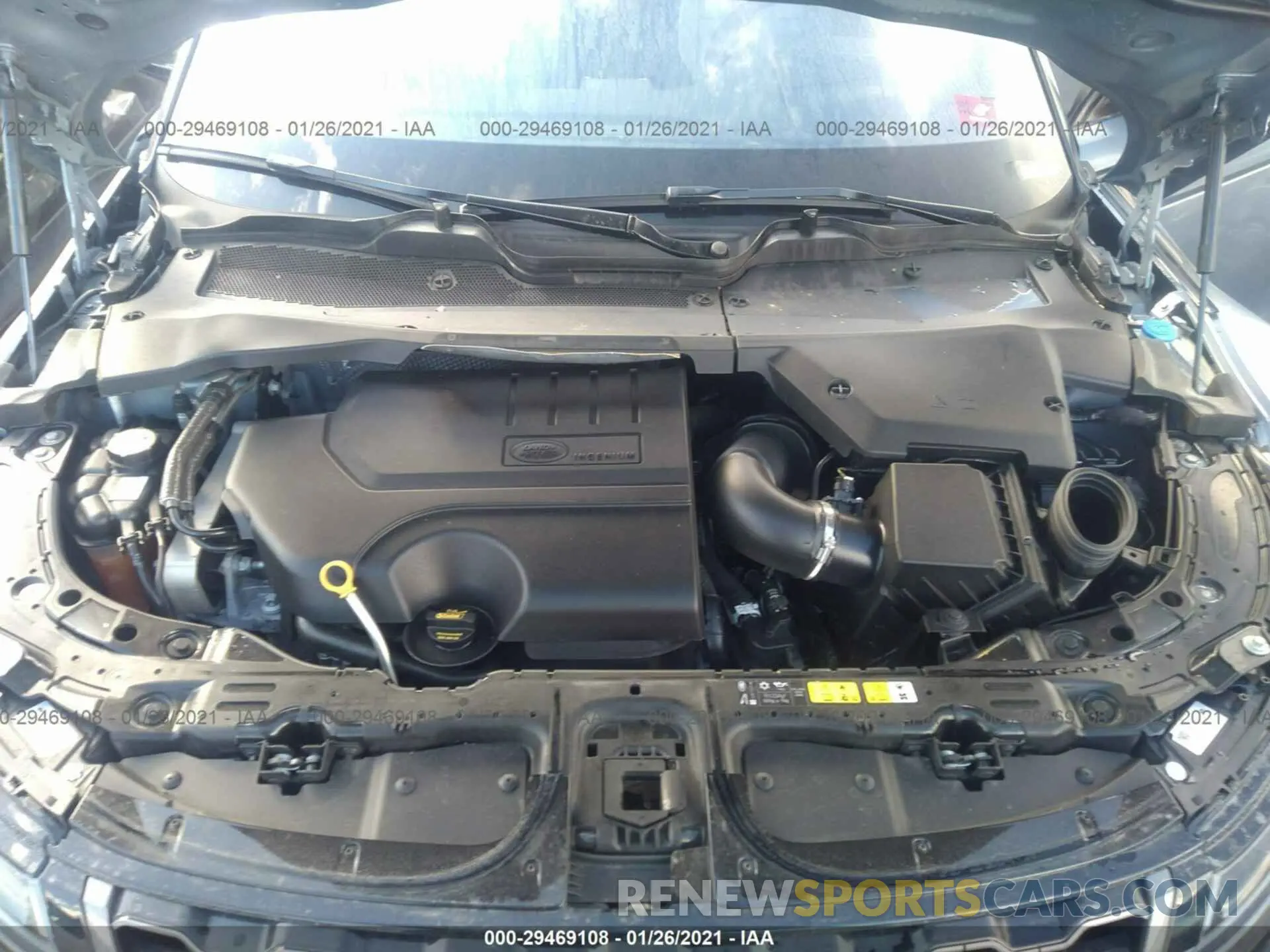 10 fotografías del automóvil dañado SALZL2FX8LH000907 LAND ROVER RANGE ROVER EVOQUE 2020