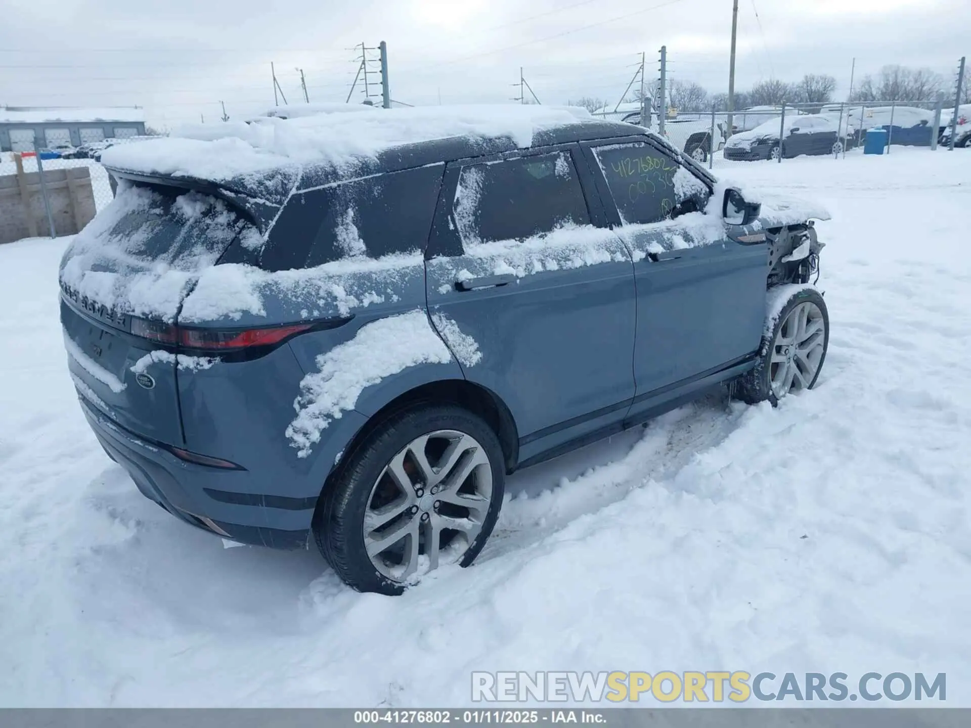 4 fotografías del automóvil dañado SALZL2FXXLH003307 LAND ROVER RANGE ROVER EVOQUE 2020