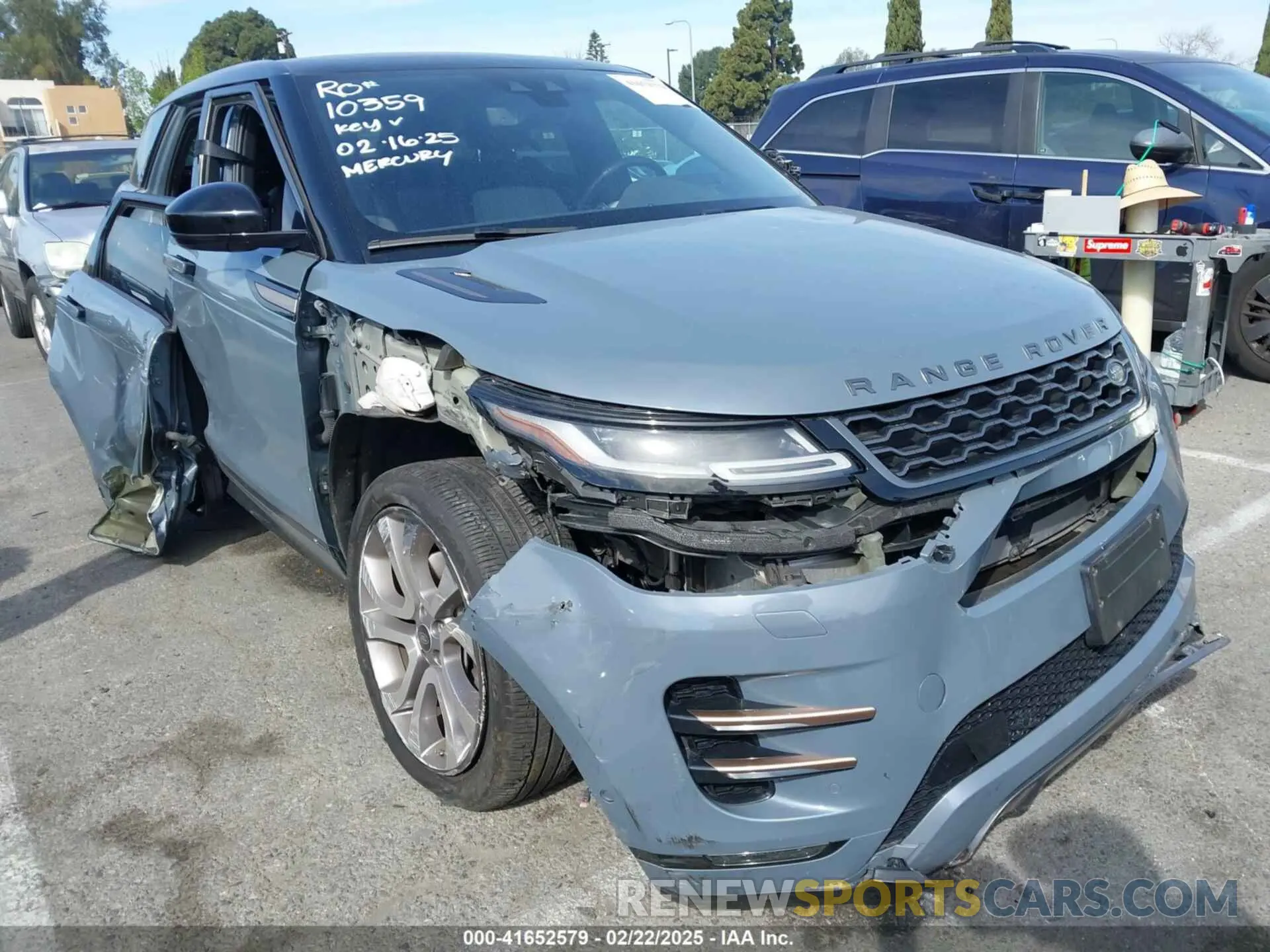 1 fotografías del automóvil dañado SALZL2FXXLH050238 LAND ROVER RANGE ROVER EVOQUE 2020