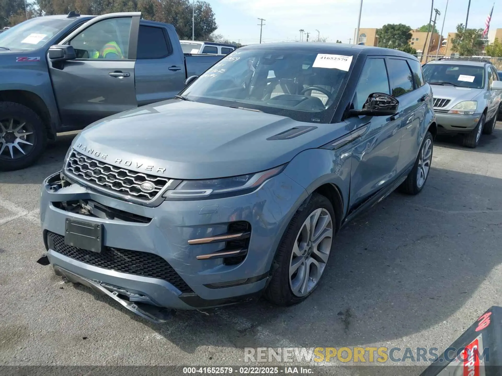 2 fotografías del automóvil dañado SALZL2FXXLH050238 LAND ROVER RANGE ROVER EVOQUE 2020