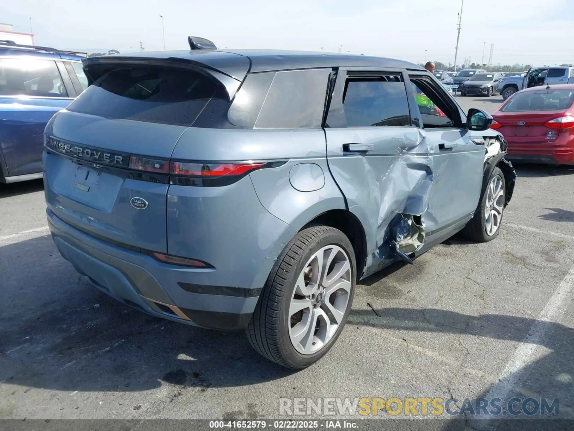 4 fotografías del automóvil dañado SALZL2FXXLH050238 LAND ROVER RANGE ROVER EVOQUE 2020
