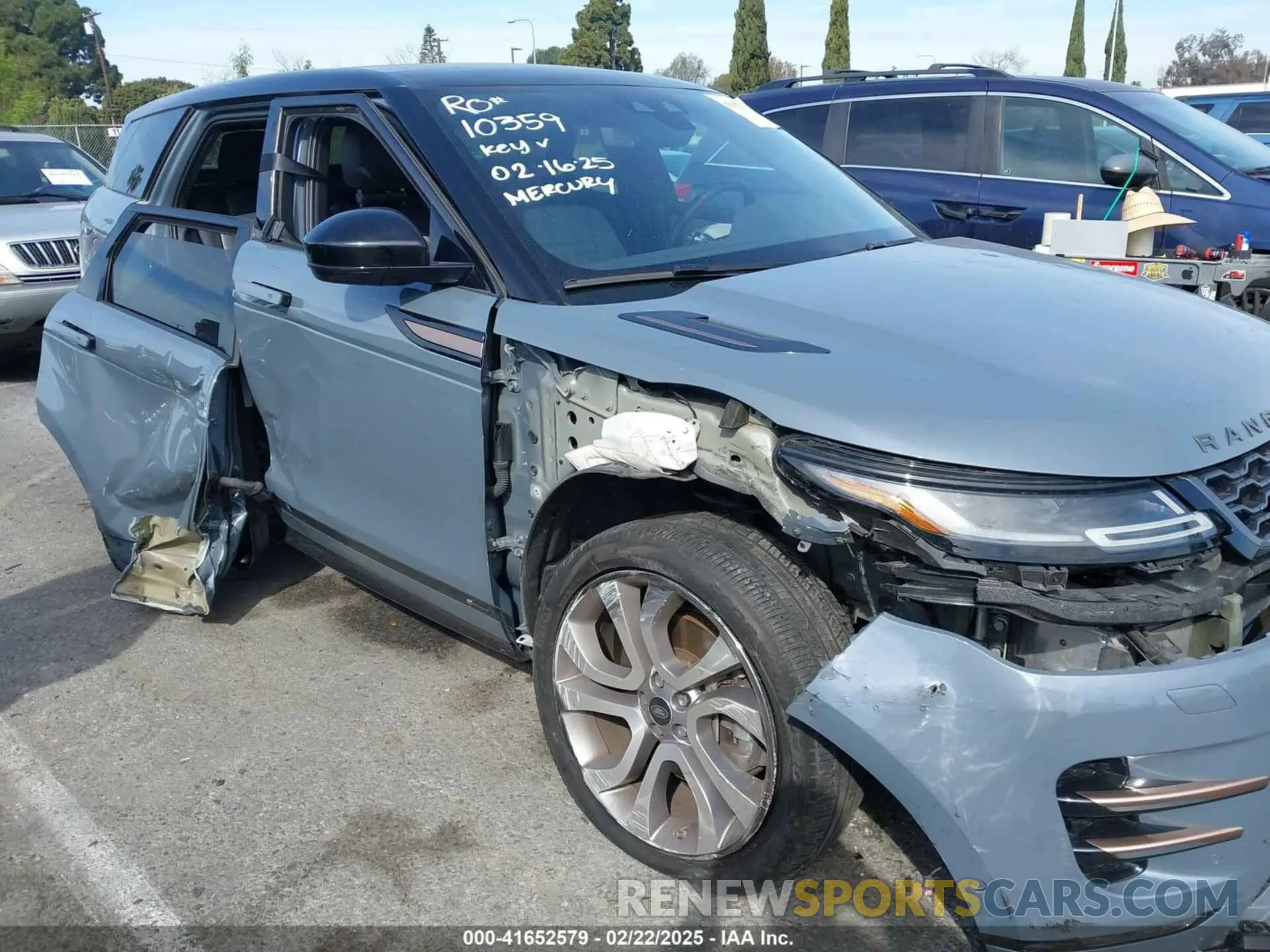 6 fotografías del automóvil dañado SALZL2FXXLH050238 LAND ROVER RANGE ROVER EVOQUE 2020