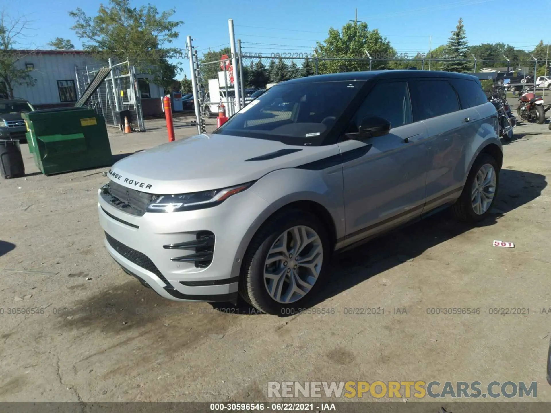 2 fotografías del automóvil dañado SALZL2GX1LH041782 LAND ROVER RANGE ROVER EVOQUE 2020