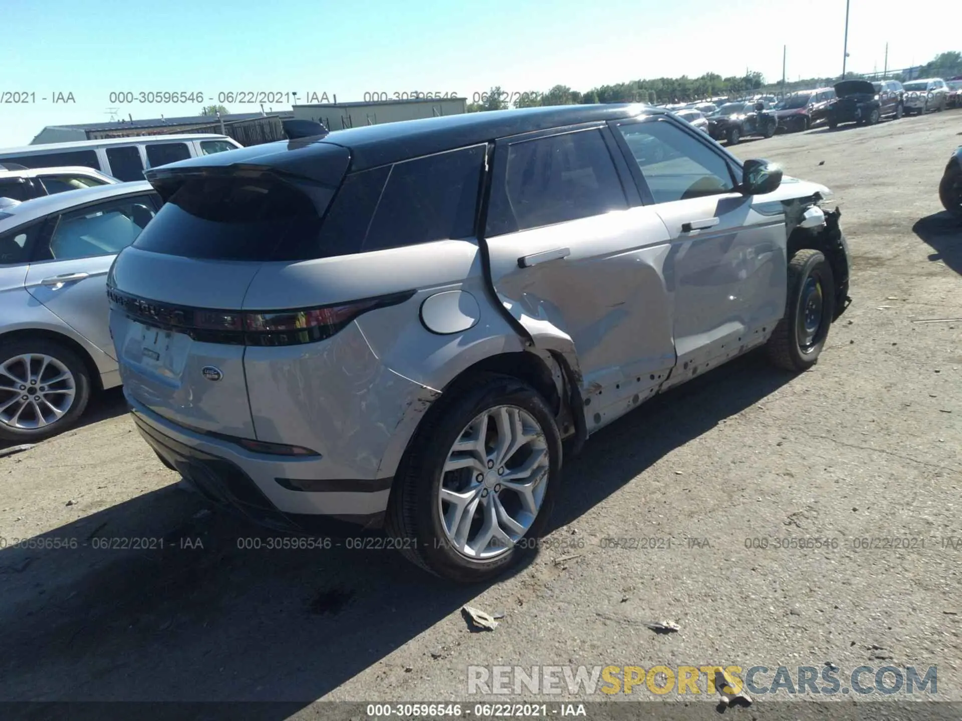 4 fotografías del automóvil dañado SALZL2GX1LH041782 LAND ROVER RANGE ROVER EVOQUE 2020